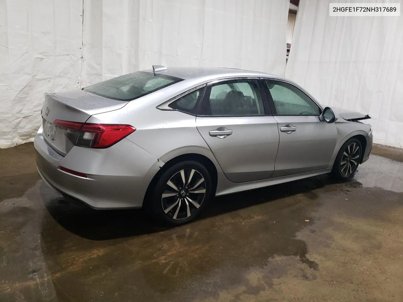 2022 Honda Civic Ex VIN: 2HGFE1F72NH317689 Lot: 62638114