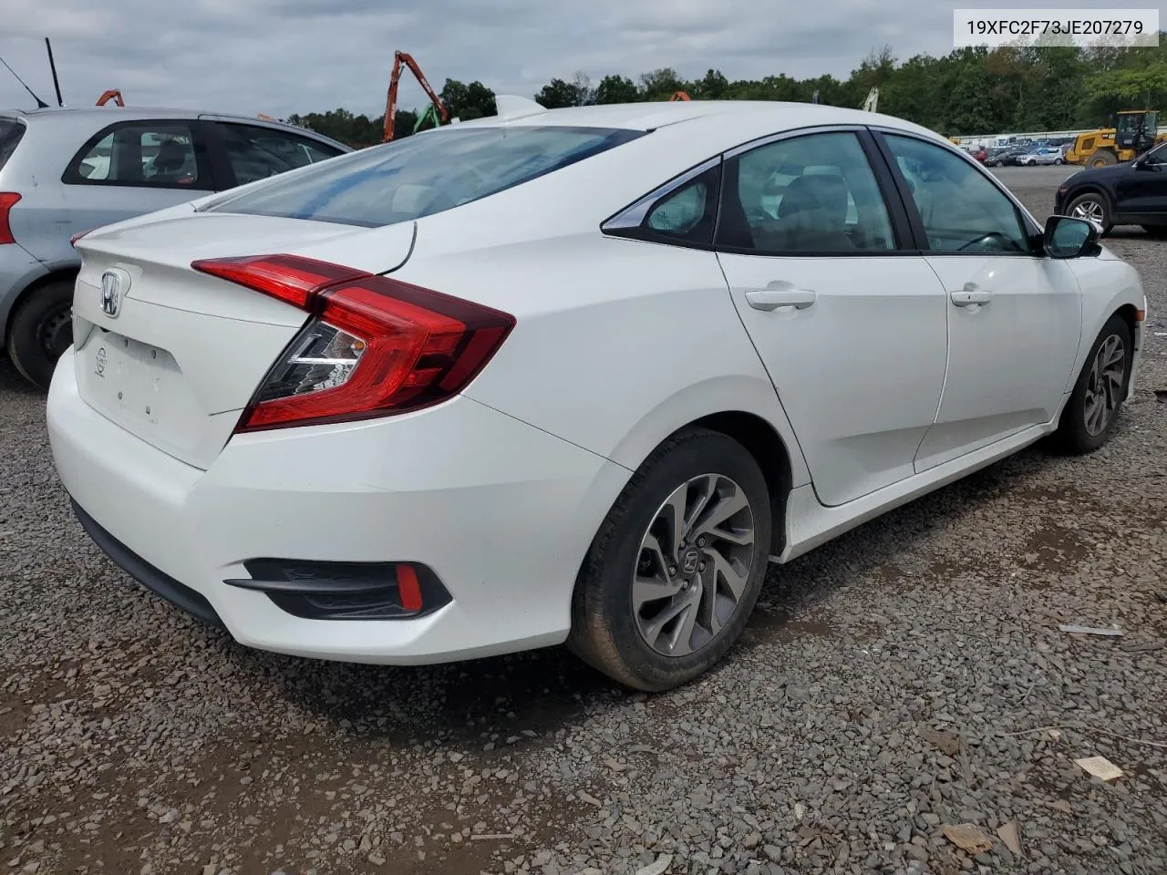 19XFC2F73JE207279 2018 Honda Civic Ex