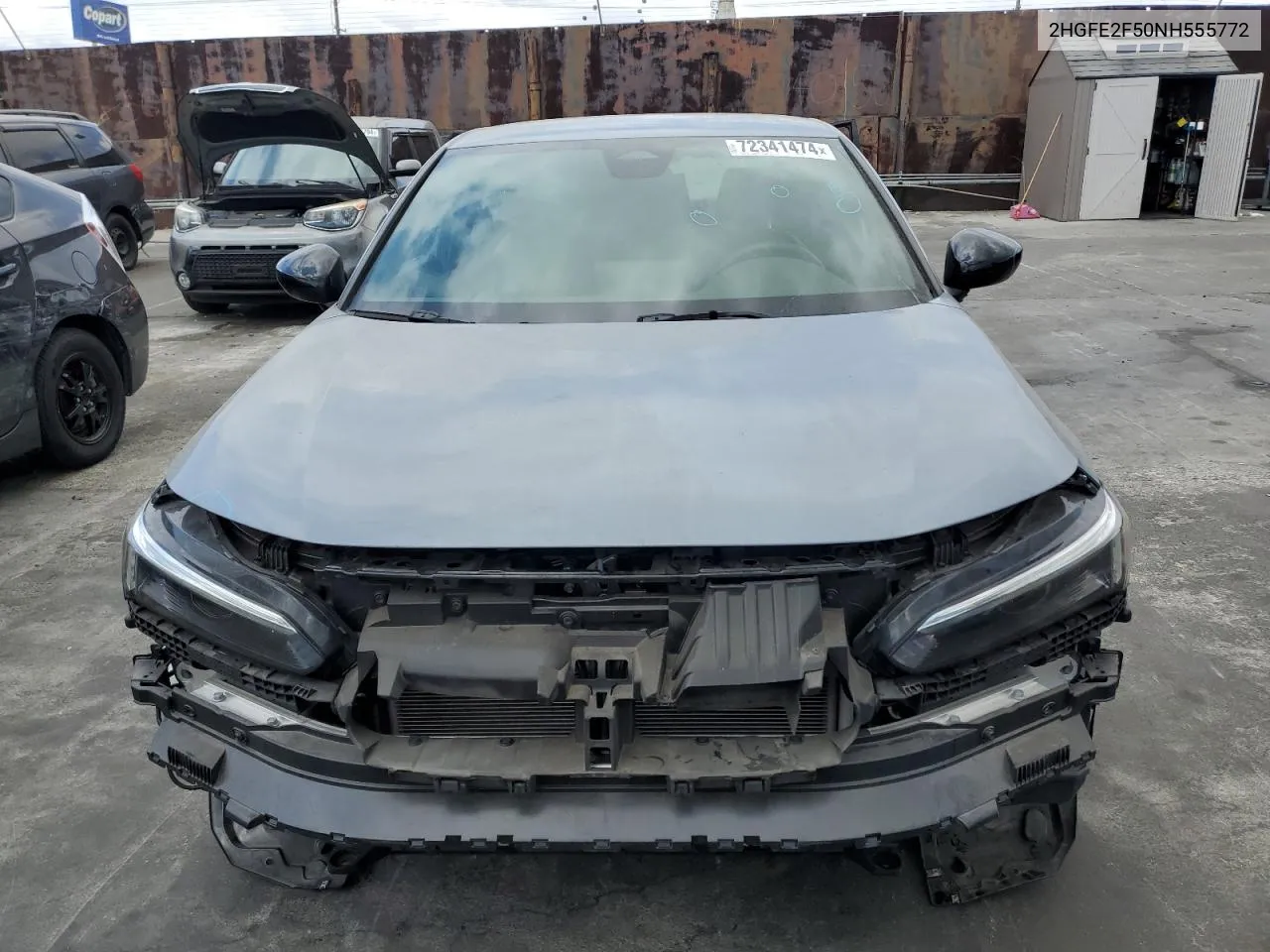 2HGFE2F50NH555772 2022 Honda Civic Sport