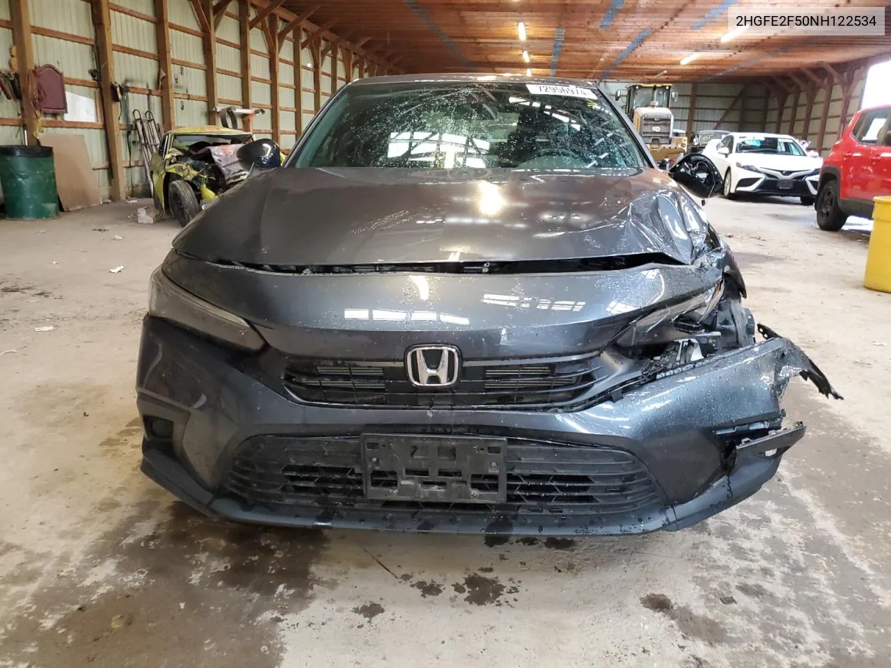 2022 Honda Civic Sport VIN: 2HGFE2F50NH122534 Lot: 72956974