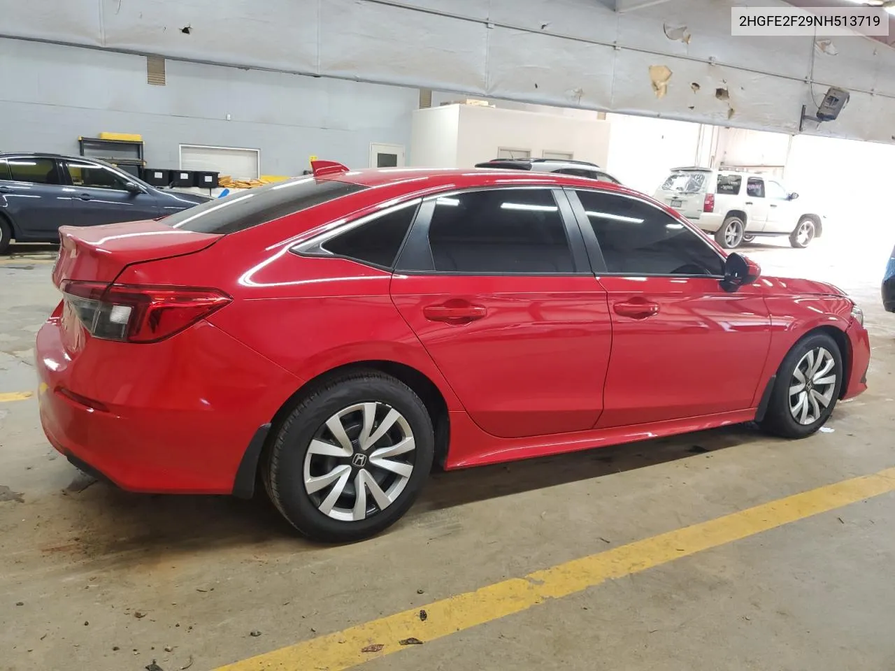 2022 Honda Civic Lx VIN: 2HGFE2F29NH513719 Lot: 73465854