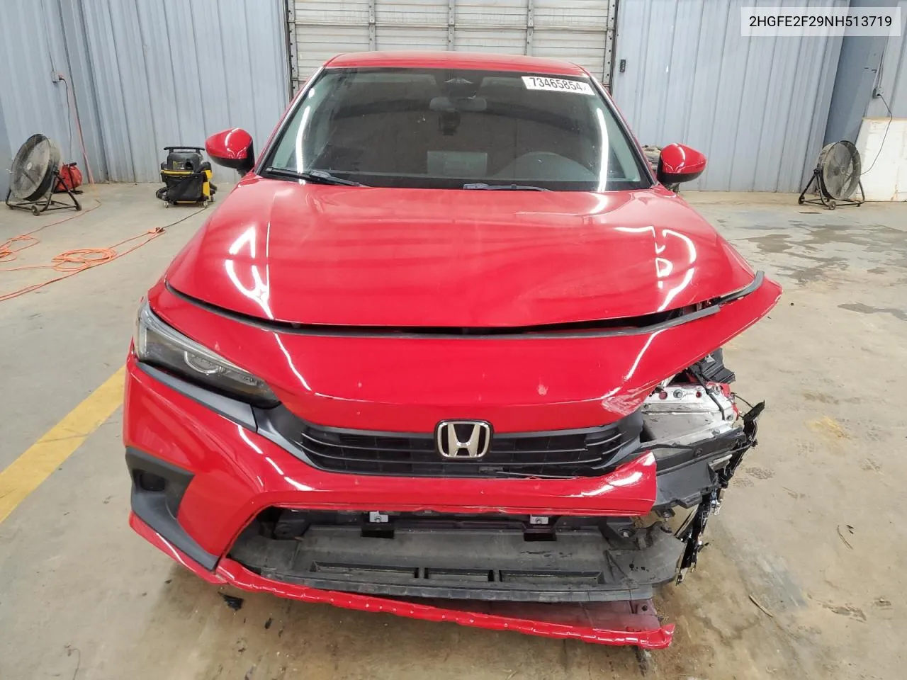 2022 Honda Civic Lx VIN: 2HGFE2F29NH513719 Lot: 73465854