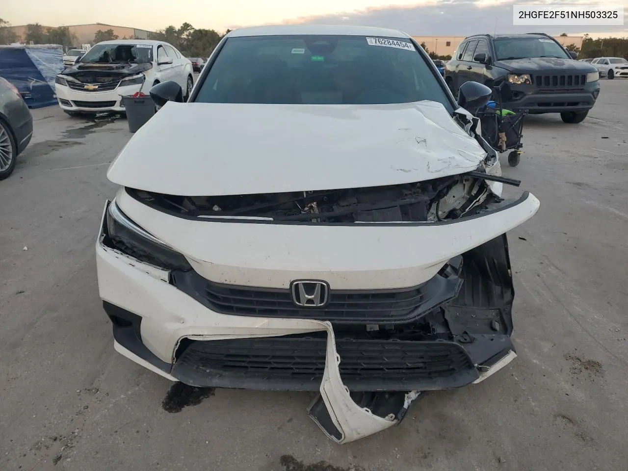 2HGFE2F51NH503325 2022 Honda Civic Sport