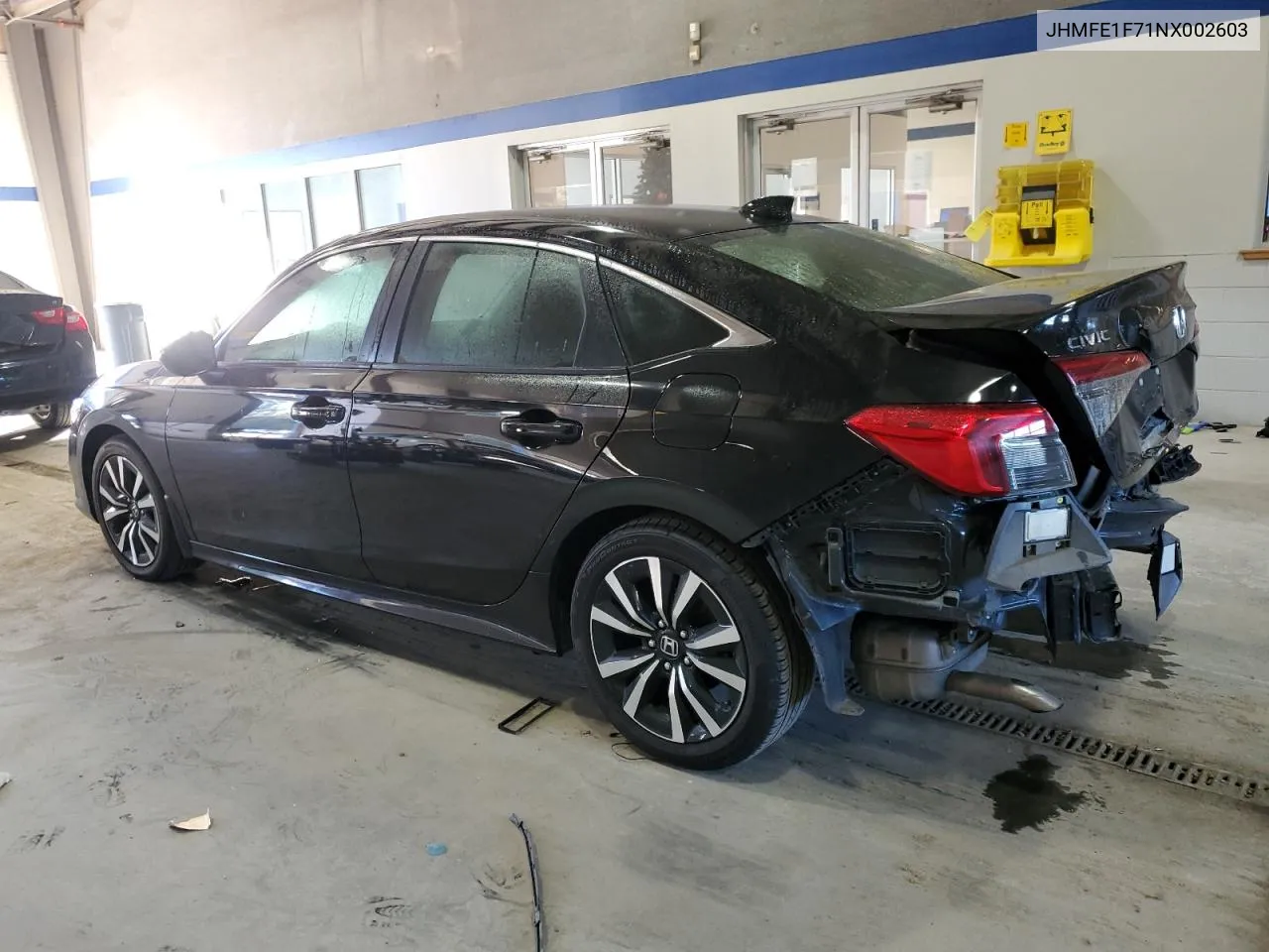 2022 Honda Civic Ex VIN: JHMFE1F71NX002603 Lot: 76758394