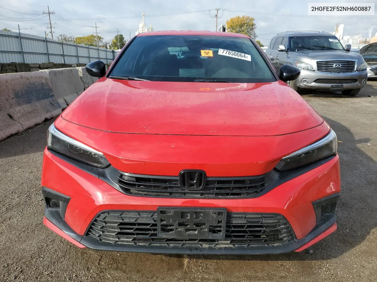 2HGFE2F52NH600887 2022 Honda Civic Sport