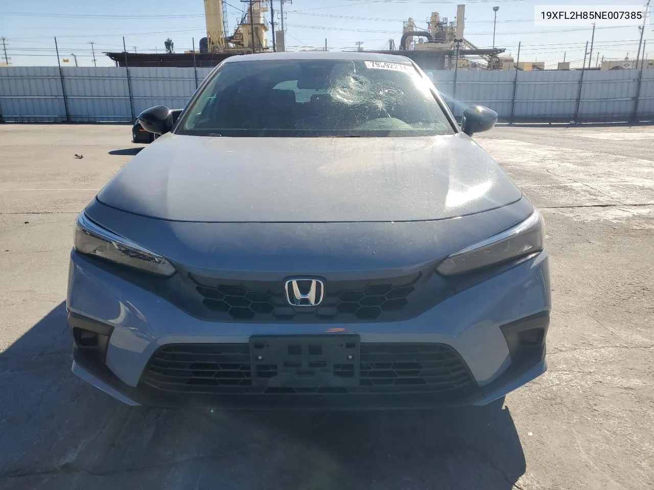 2022 Honda Civic Sport VIN: 19XFL2H85NE007385 Lot: 79892214