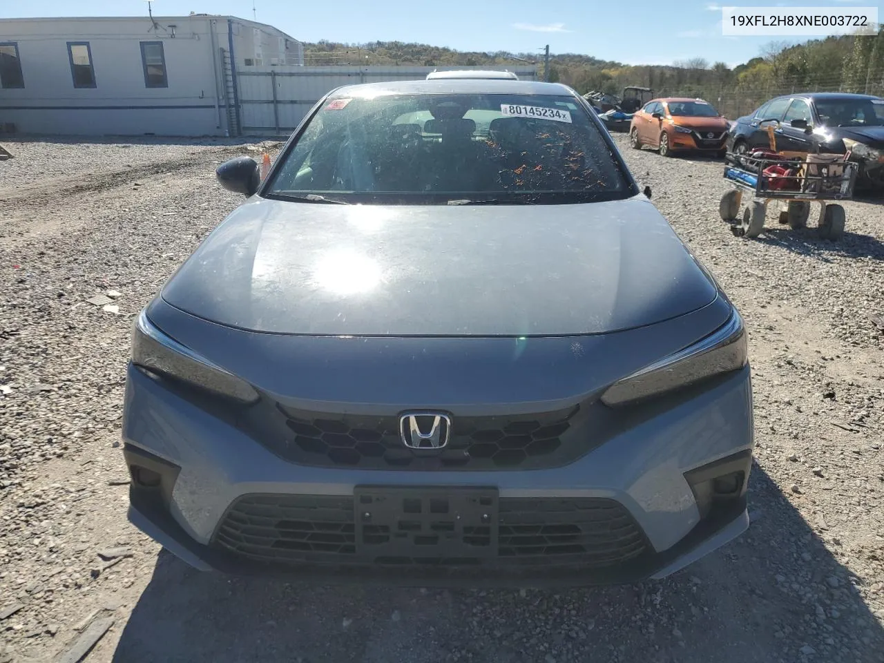 2022 Honda Civic Sport VIN: 19XFL2H8XNE003722 Lot: 80145234