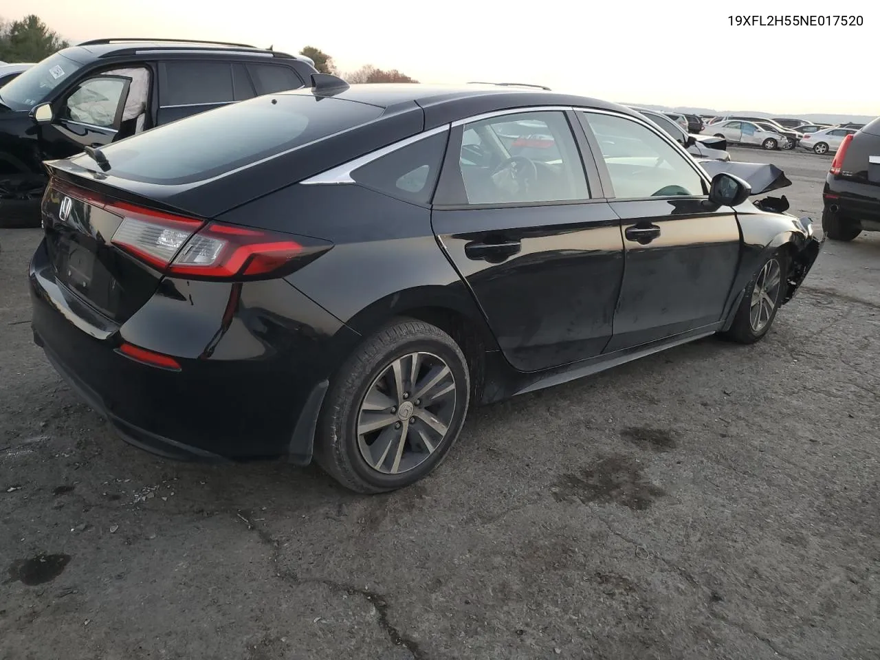 2022 Honda Civic Lx VIN: 19XFL2H55NE017520 Lot: 81246824