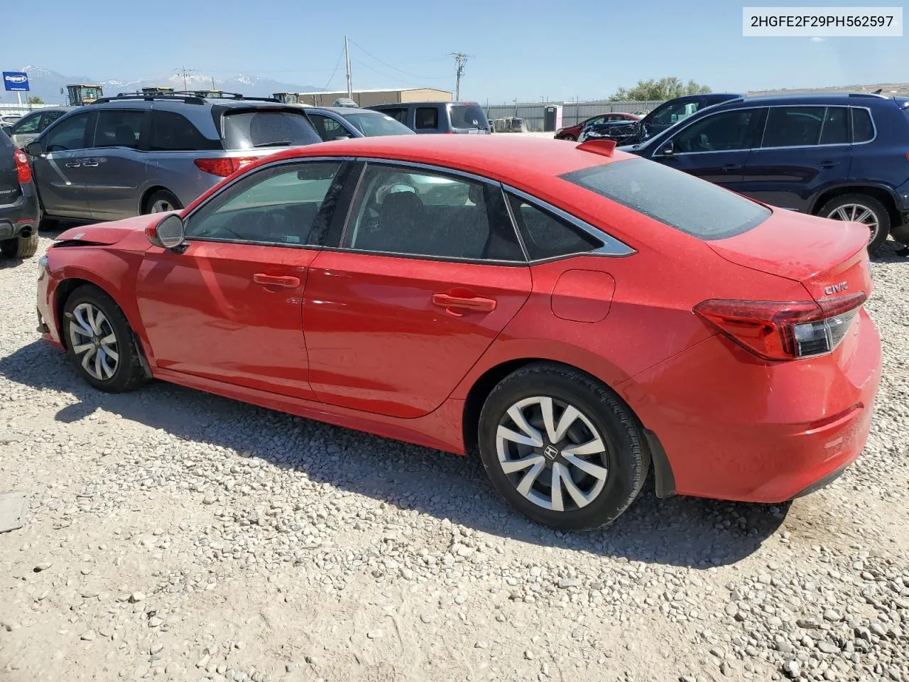 2023 Honda Civic Lx VIN: 2HGFE2F29PH562597 Lot: 60236494