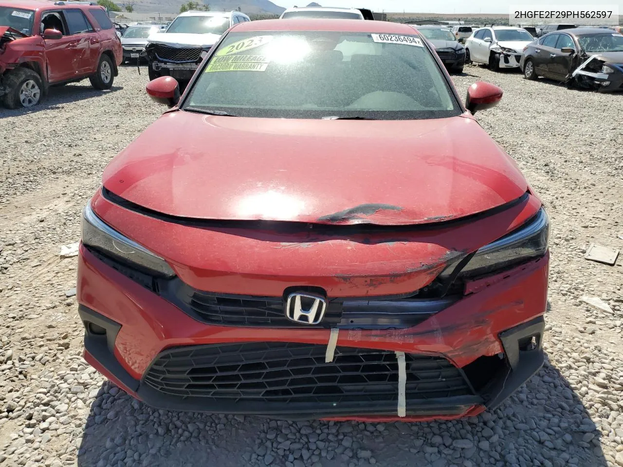 2HGFE2F29PH562597 2023 Honda Civic Lx