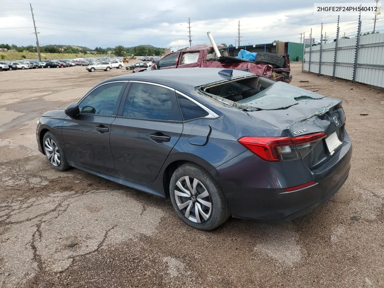 2023 Honda Civic Lx VIN: 2HGFE2F24PH540412 Lot: 66809584