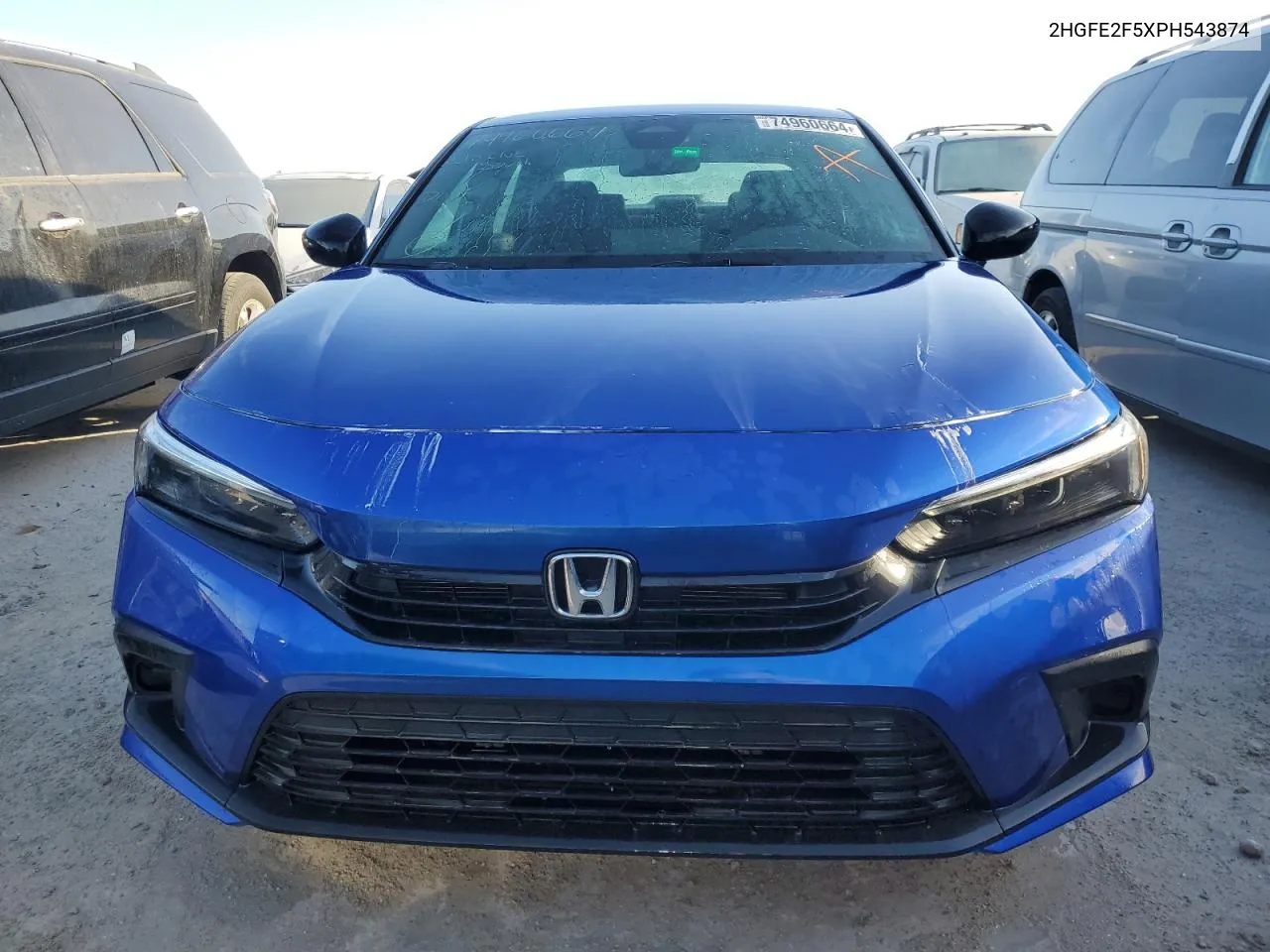 2023 Honda Civic Sport VIN: 2HGFE2F5XPH543874 Lot: 74960664