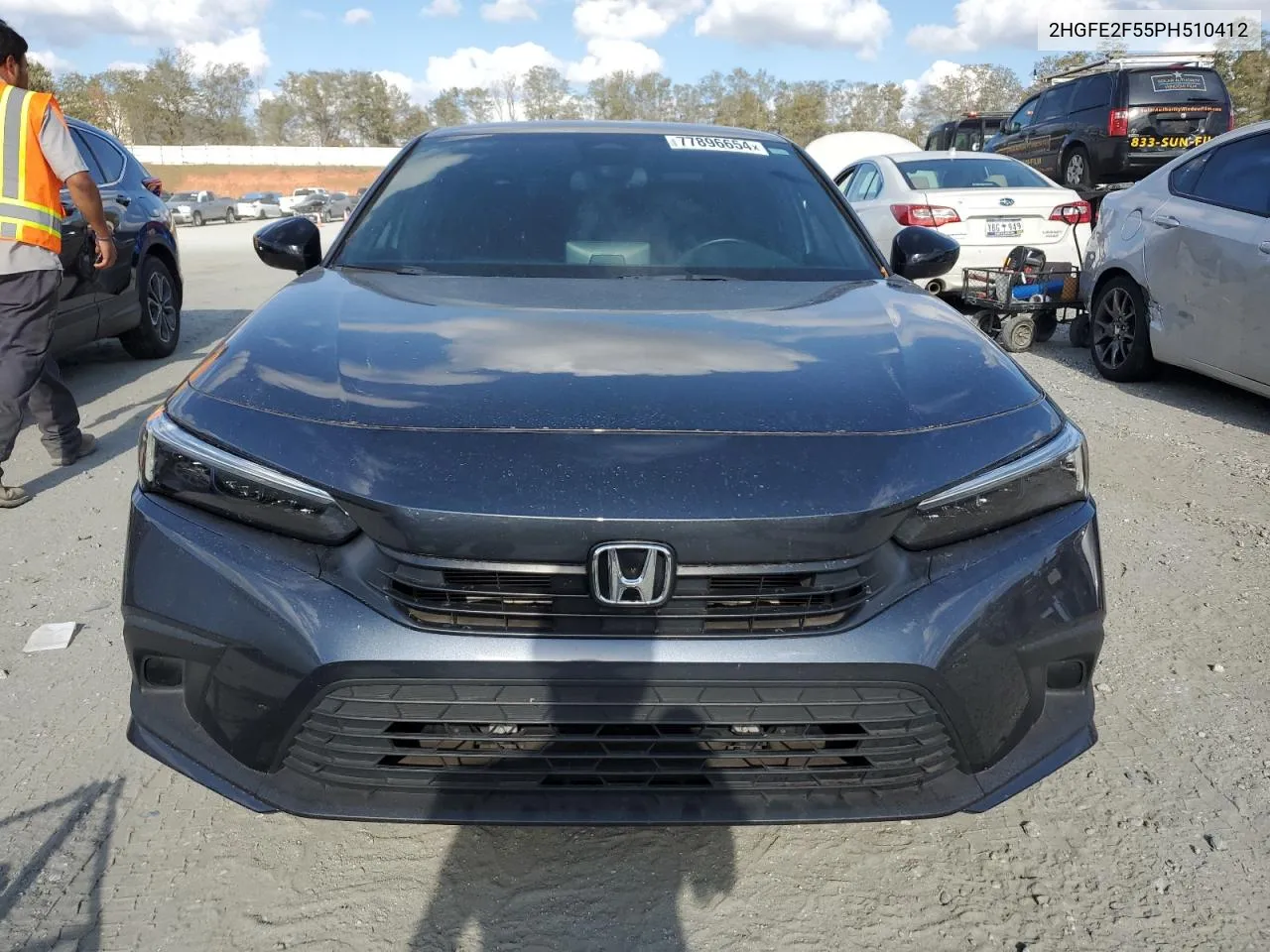 2023 Honda Civic Sport VIN: 2HGFE2F55PH510412 Lot: 77896654