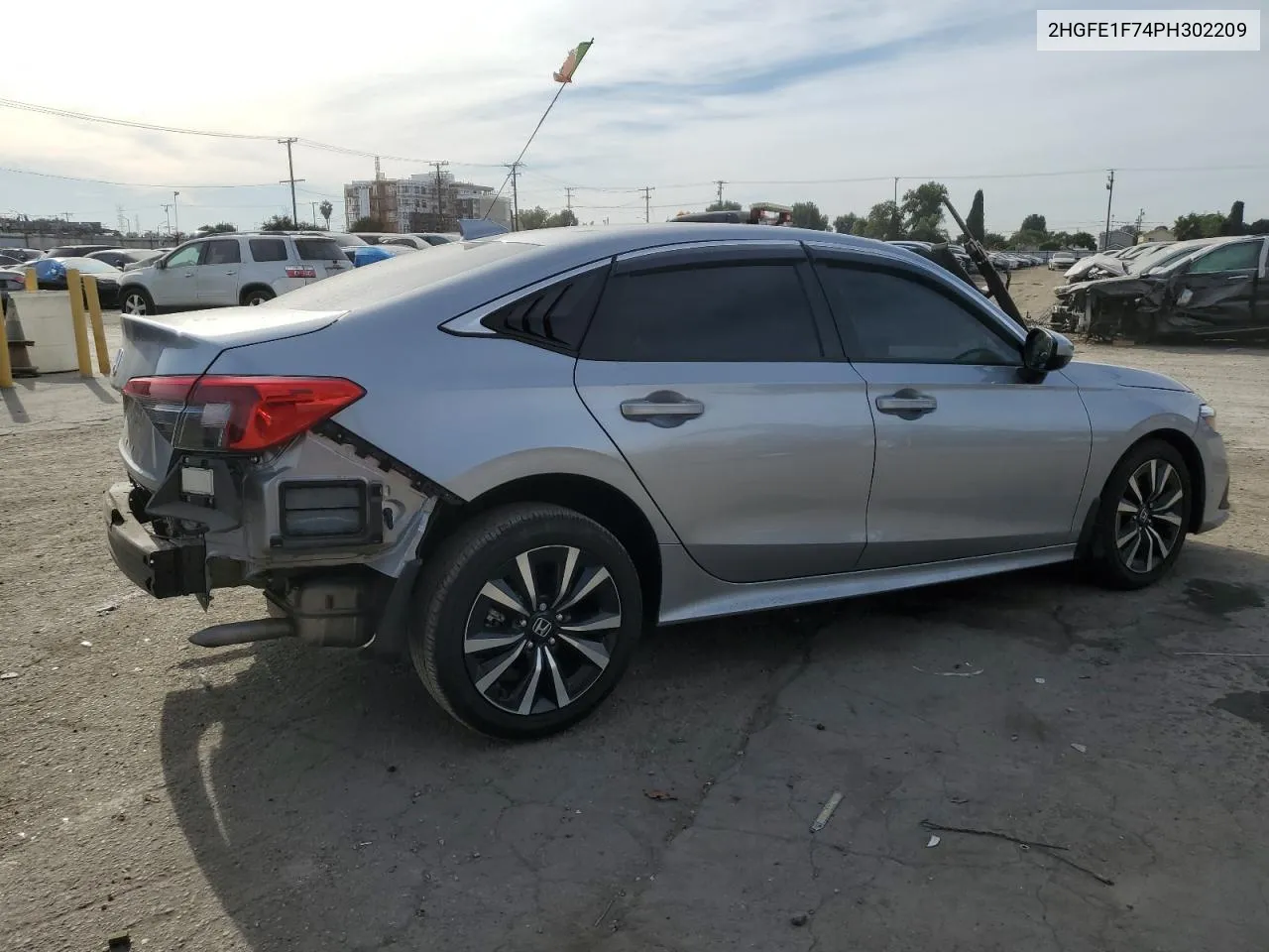 2023 Honda Civic Ex VIN: 2HGFE1F74PH302209 Lot: 79657754