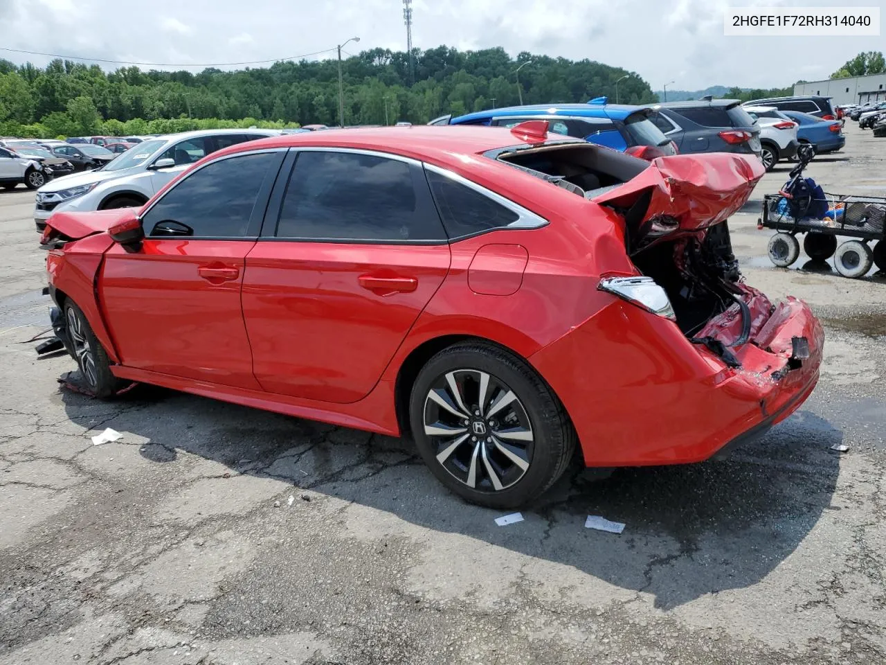 2024 Honda Civic Ex VIN: 2HGFE1F72RH314040 Lot: 53836994