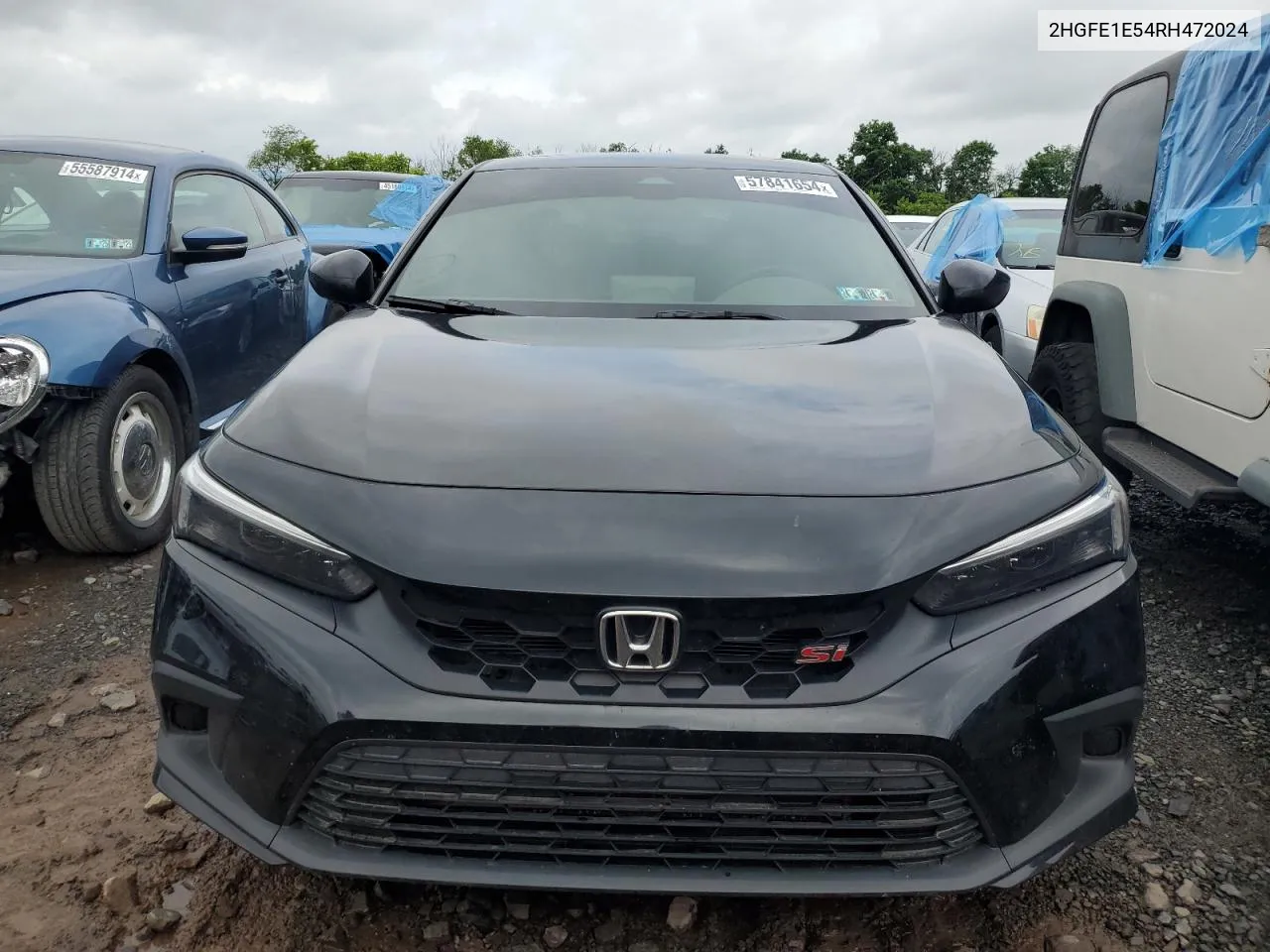 2024 Honda Civic Si VIN: 2HGFE1E54RH472024 Lot: 57841654