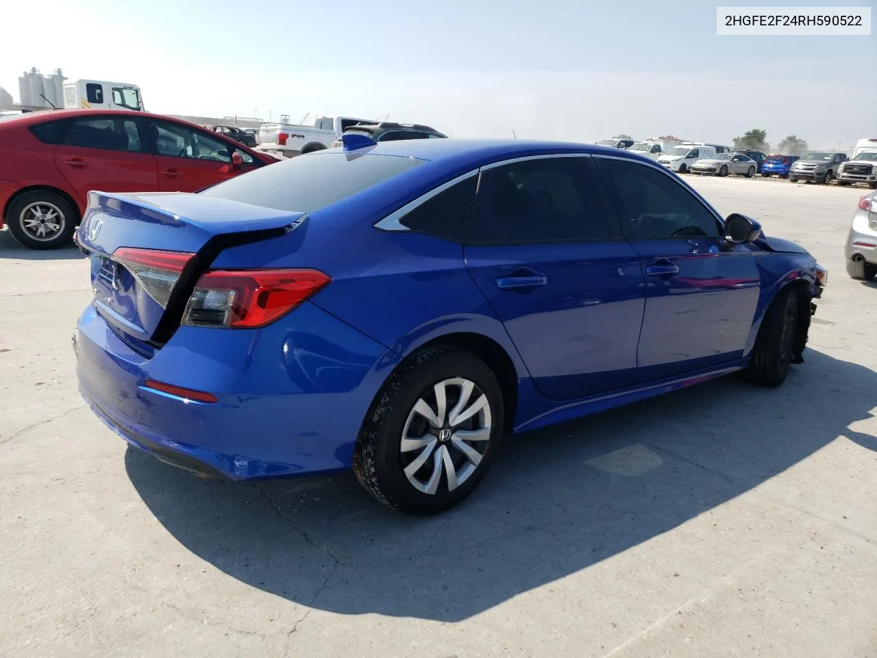 2024 Honda Civic Lx VIN: 2HGFE2F24RH590522 Lot: 66360394