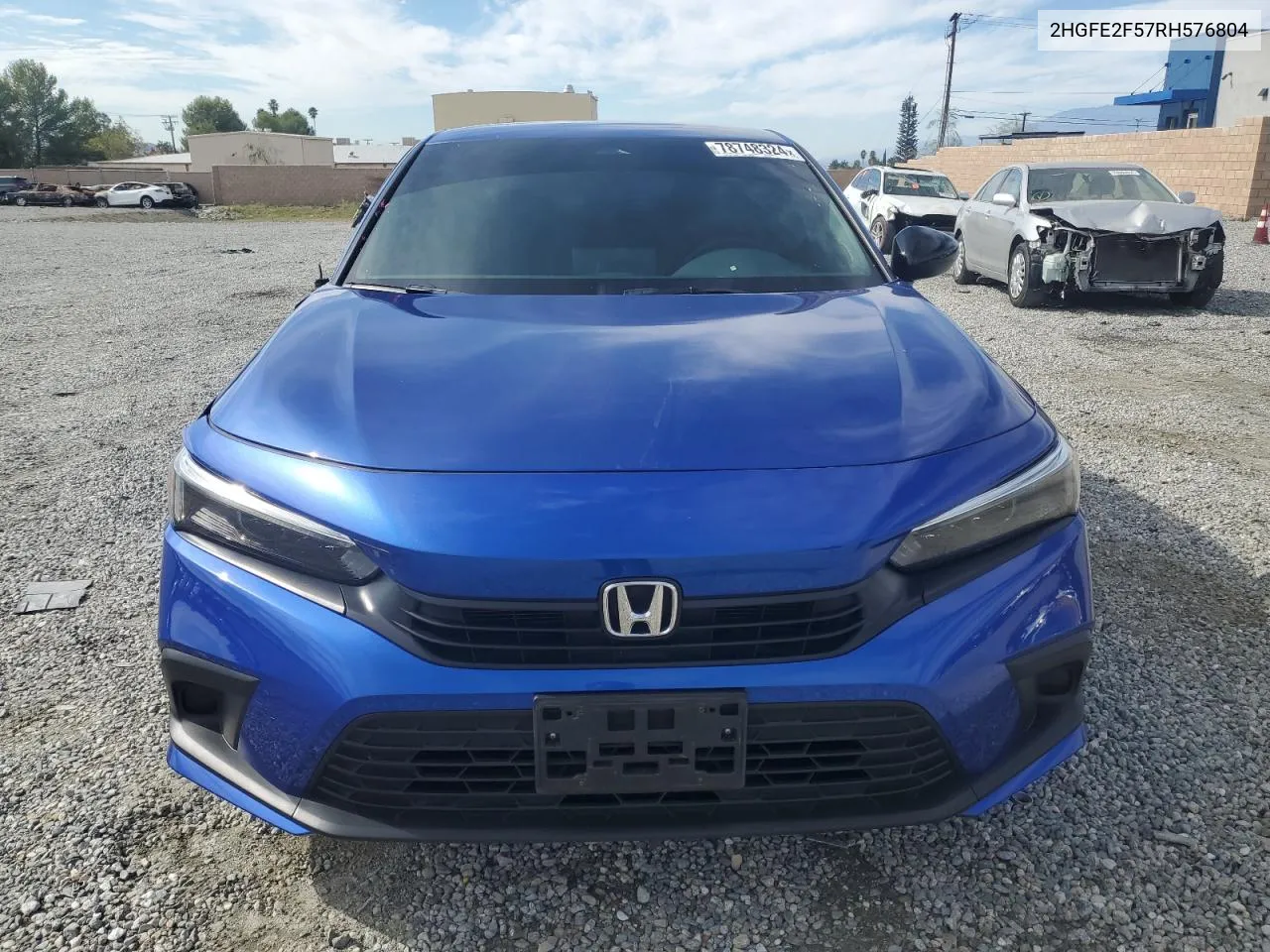 2024 Honda Civic Sport VIN: 2HGFE2F57RH576804 Lot: 78748324