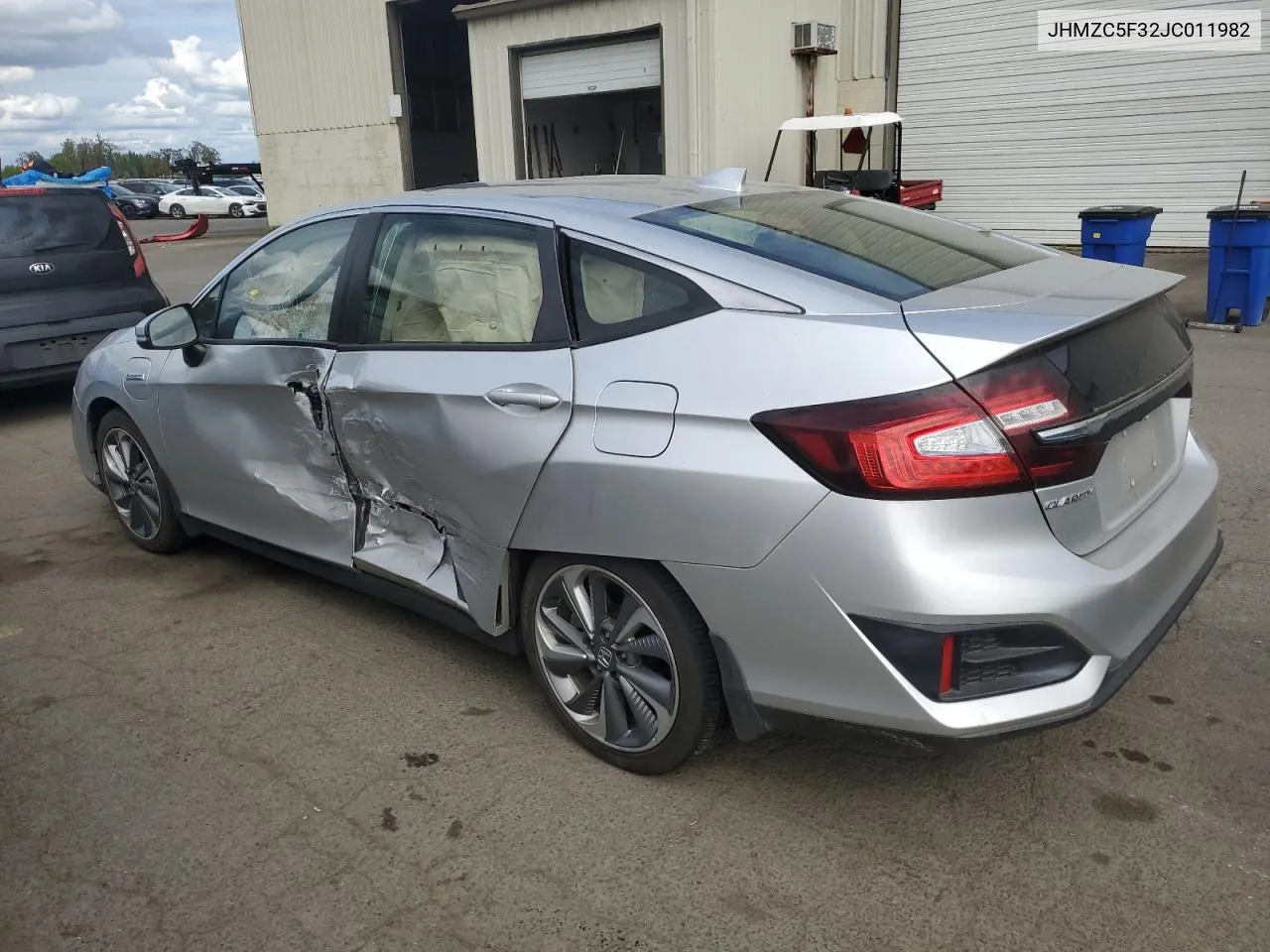 2018 Honda Clarity Touring VIN: JHMZC5F32JC011982 Lot: 52067514