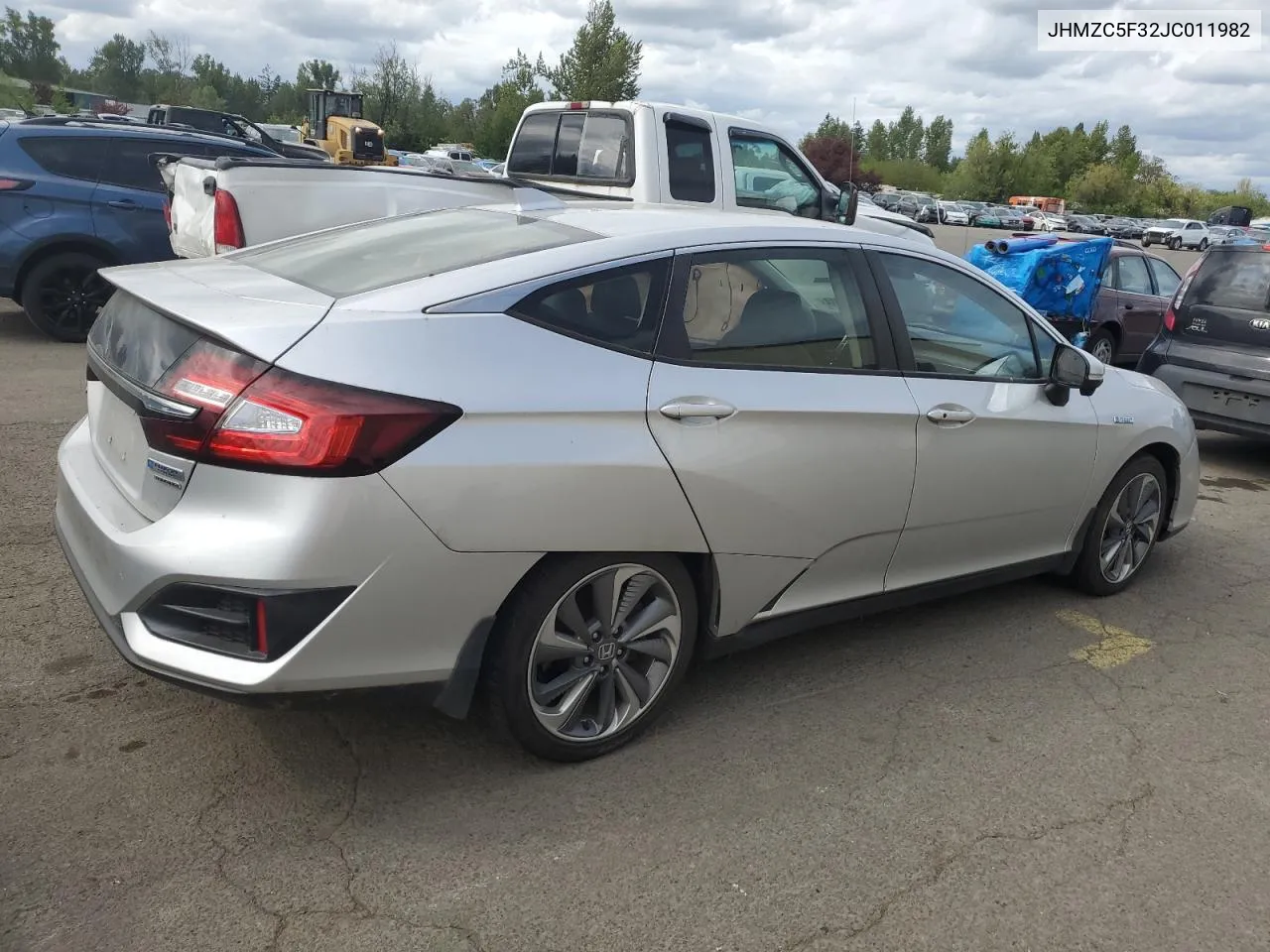 2018 Honda Clarity Touring VIN: JHMZC5F32JC011982 Lot: 52067514