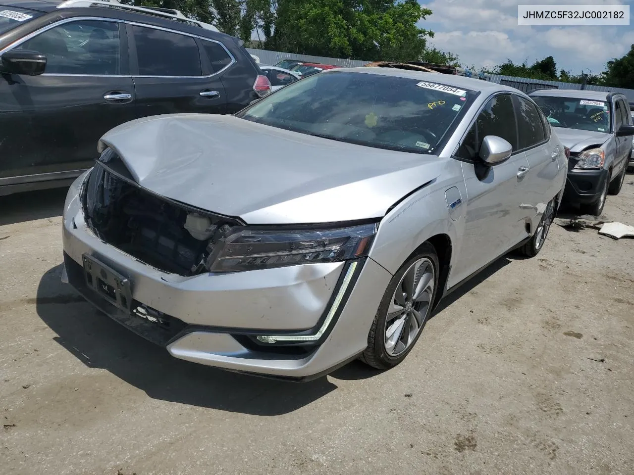 2018 Honda Clarity Touring VIN: JHMZC5F32JC002182 Lot: 55677054