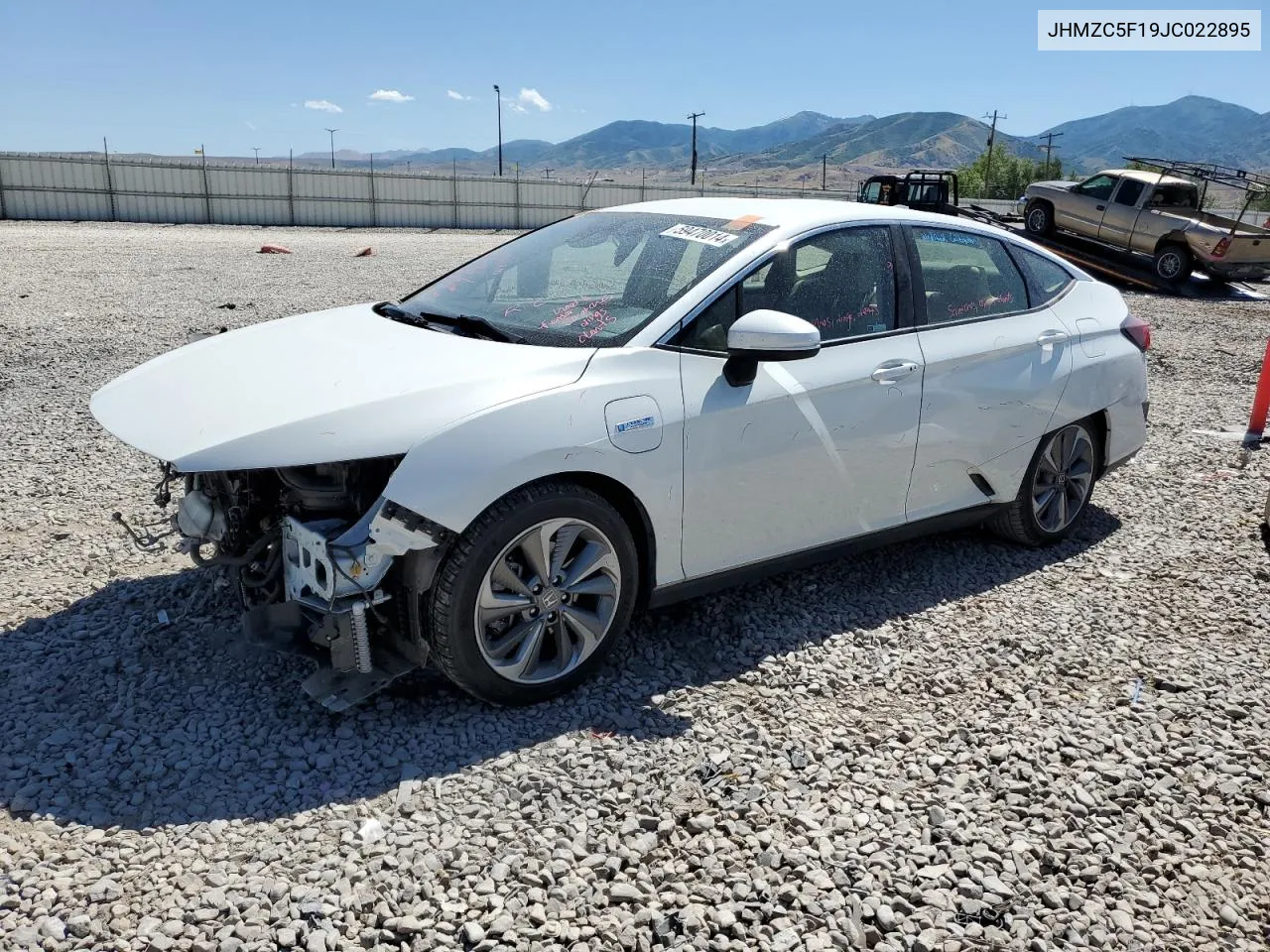 2018 Honda Clarity VIN: JHMZC5F19JC022895 Lot: 59470014