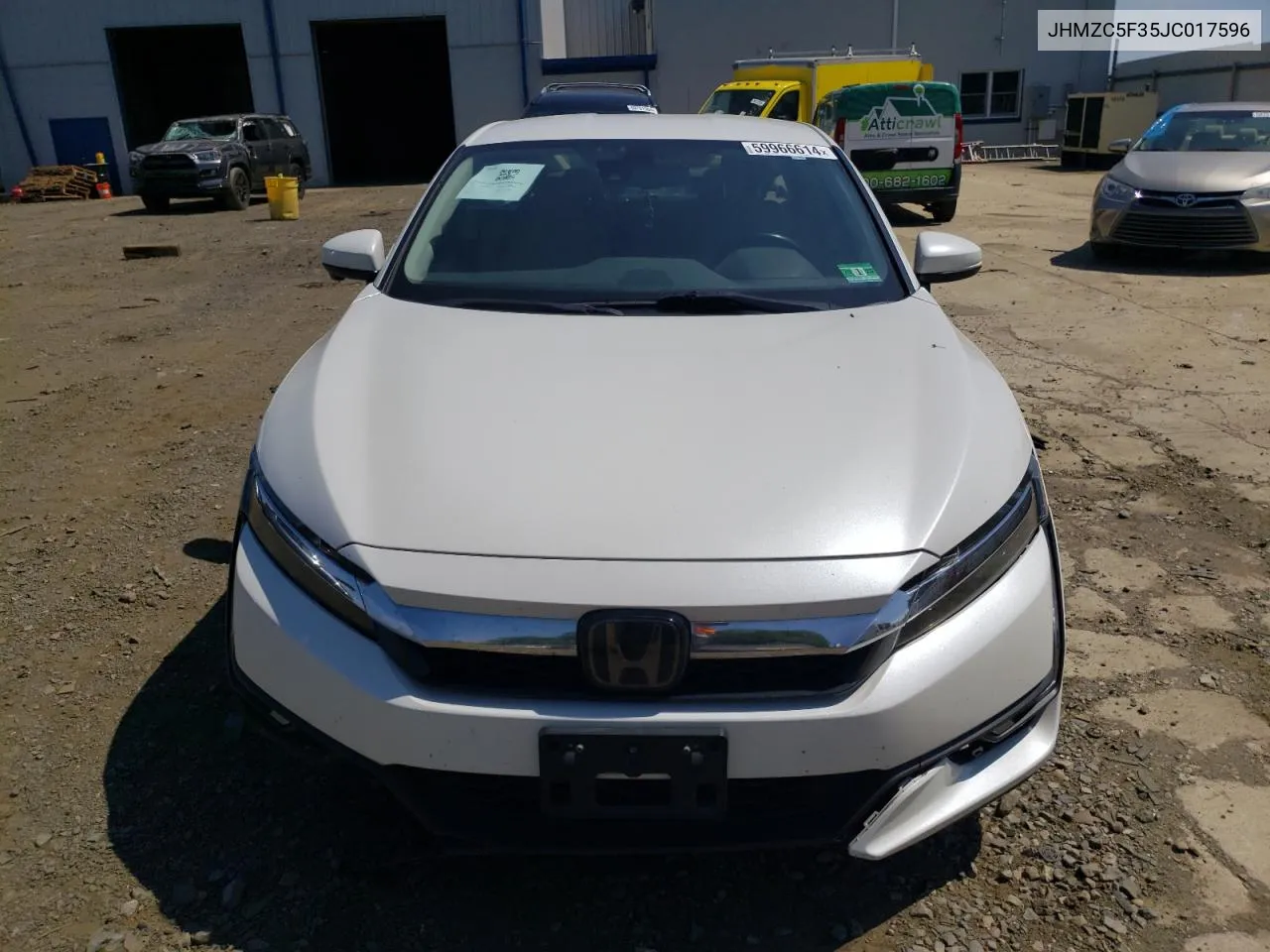 JHMZC5F35JC017596 2018 Honda Clarity Touring