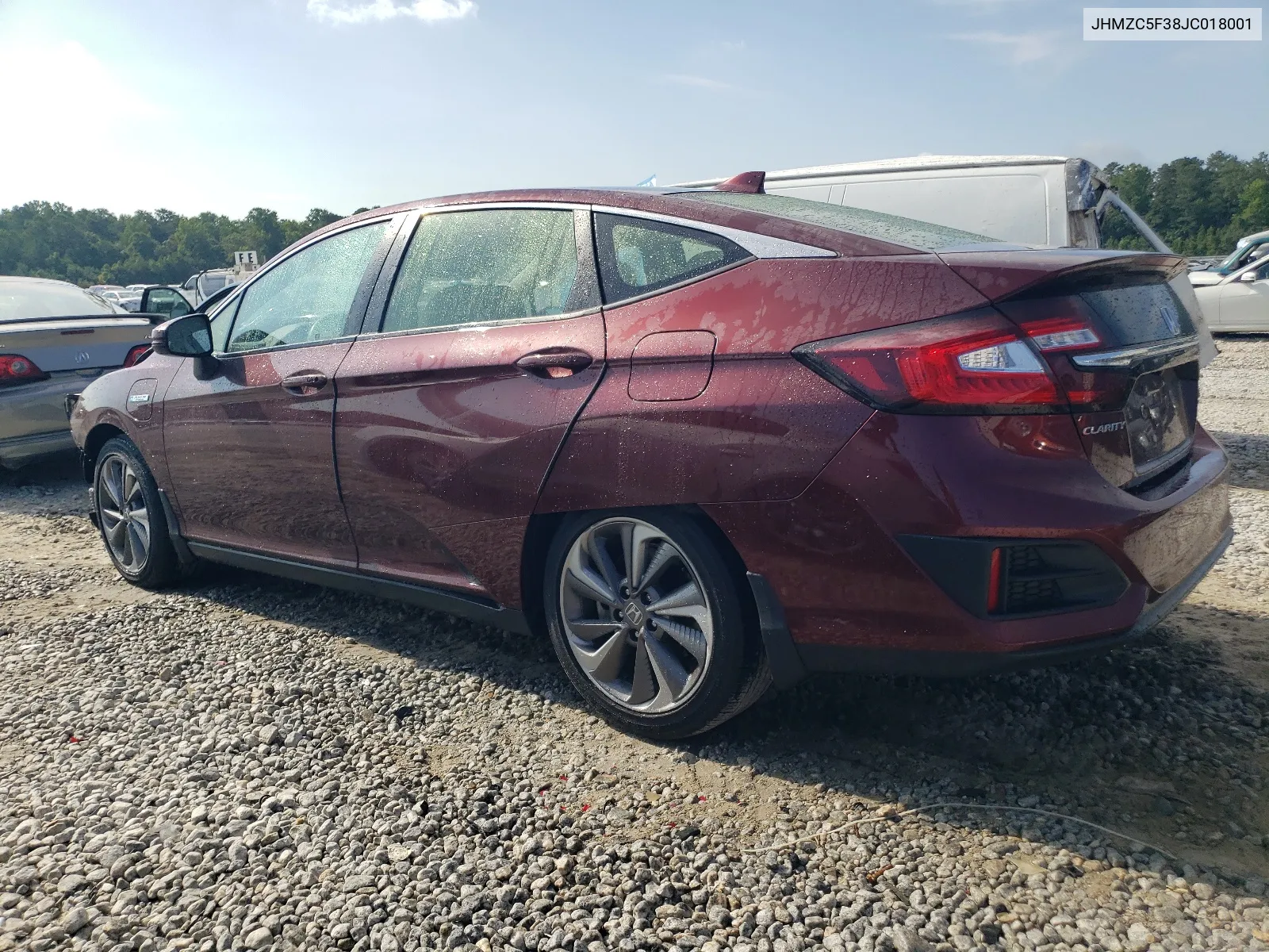 2018 Honda Clarity Touring VIN: JHMZC5F38JC018001 Lot: 61747774