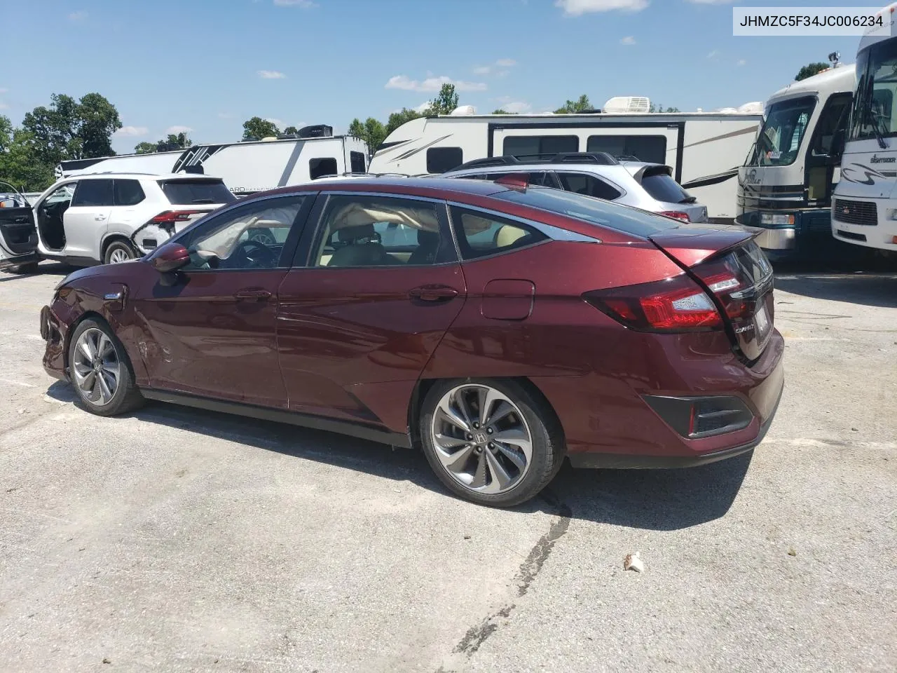 JHMZC5F34JC006234 2018 Honda Clarity Touring