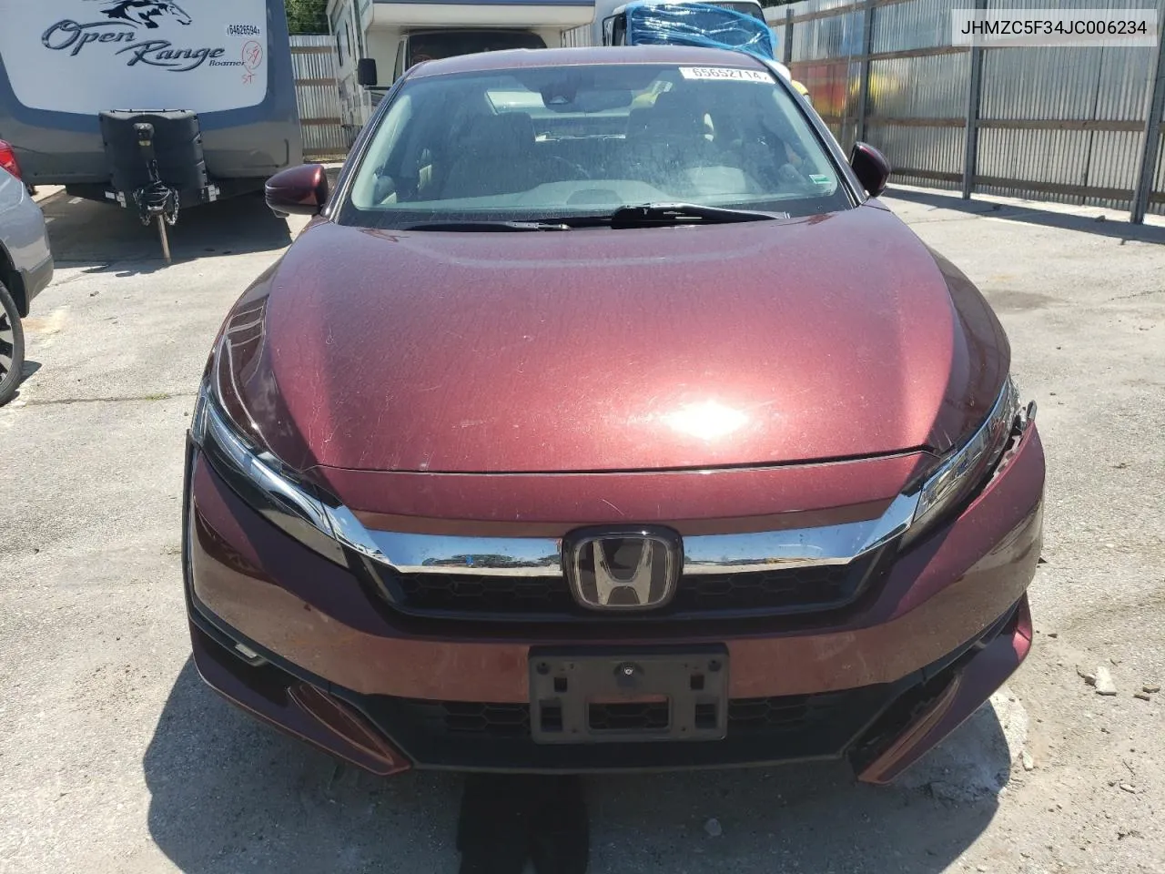 JHMZC5F34JC006234 2018 Honda Clarity Touring