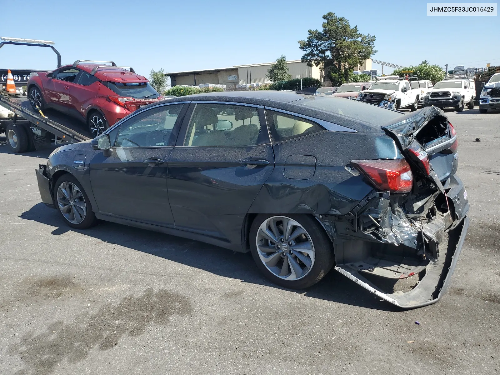 2018 Honda Clarity Touring VIN: JHMZC5F33JC016429 Lot: 66938434