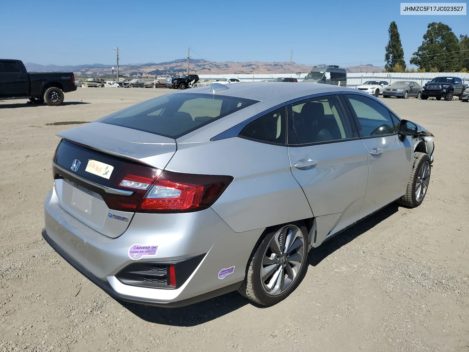 2018 Honda Clarity VIN: JHMZC5F17JC023527 Lot: 66971034