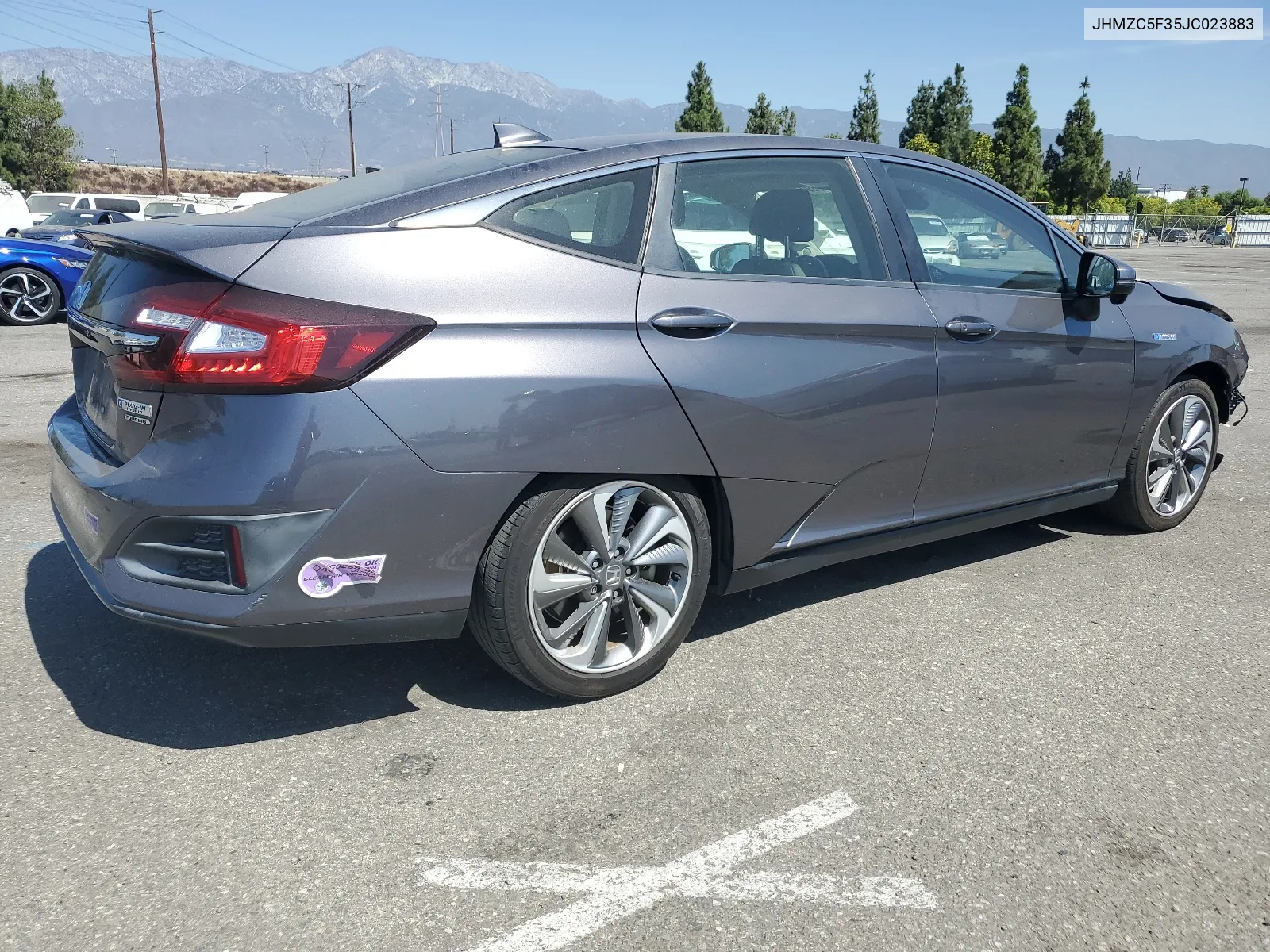 2018 Honda Clarity Touring VIN: JHMZC5F35JC023883 Lot: 69039654