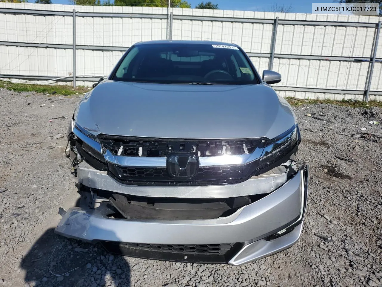 2018 Honda Clarity VIN: JHMZC5F1XJC017723 Lot: 70797224