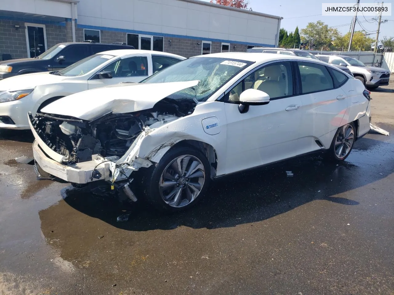 2018 Honda Clarity Touring VIN: JHMZC5F36JC005893 Lot: 71315744