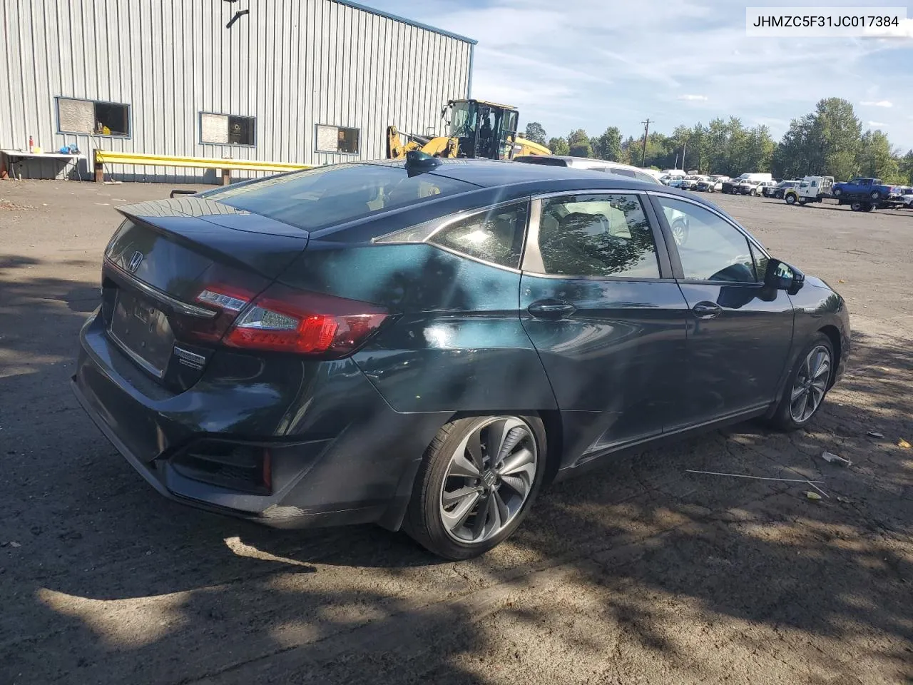 2018 Honda Clarity Touring VIN: JHMZC5F31JC017384 Lot: 72557824