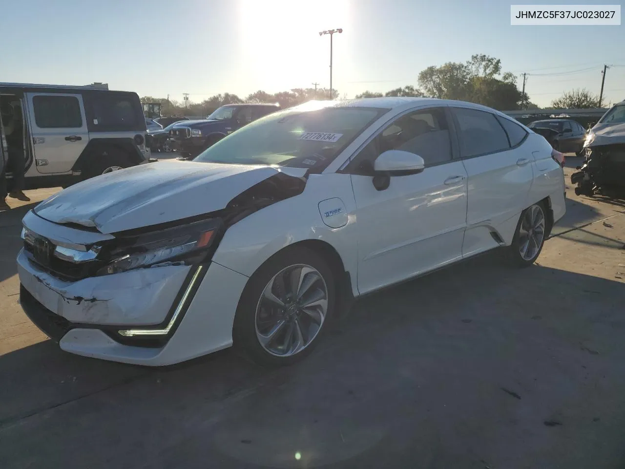 2018 Honda Clarity Touring VIN: JHMZC5F37JC023027 Lot: 72776134