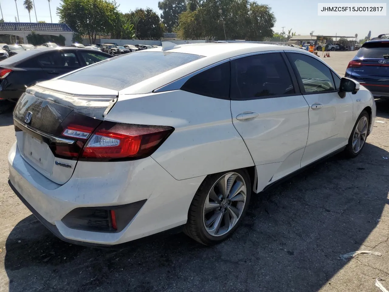 2018 Honda Clarity VIN: JHMZC5F15JC012817 Lot: 73010304