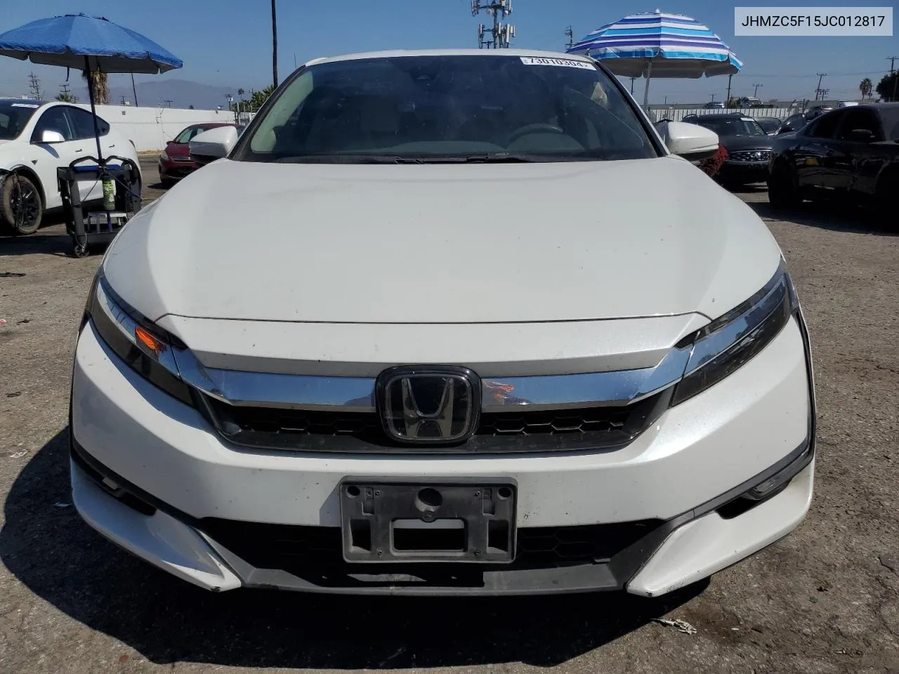 2018 Honda Clarity VIN: JHMZC5F15JC012817 Lot: 73010304