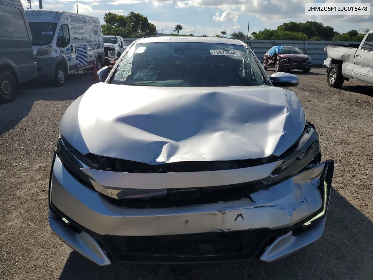 2018 Honda Clarity VIN: JHMZC5F12JC015478 Lot: 73971644