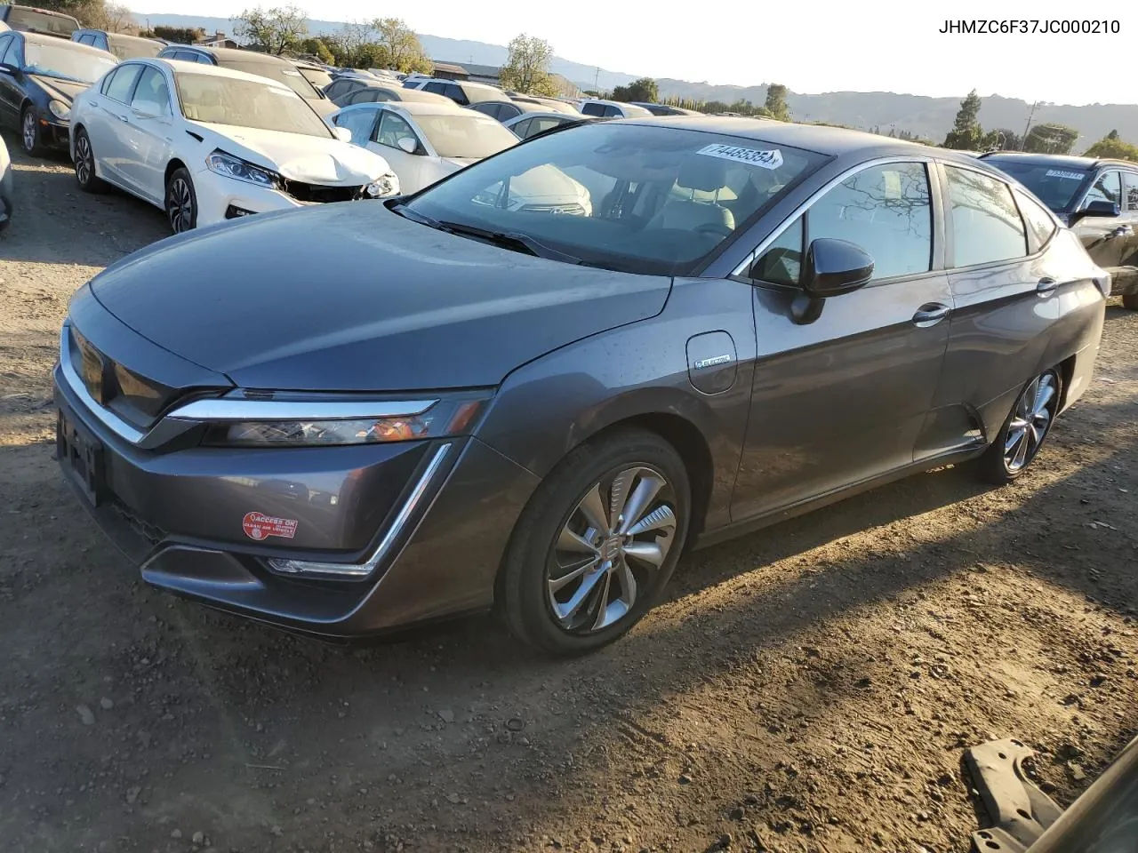 2018 Honda Clarity Touring VIN: JHMZC6F37JC000210 Lot: 74485354