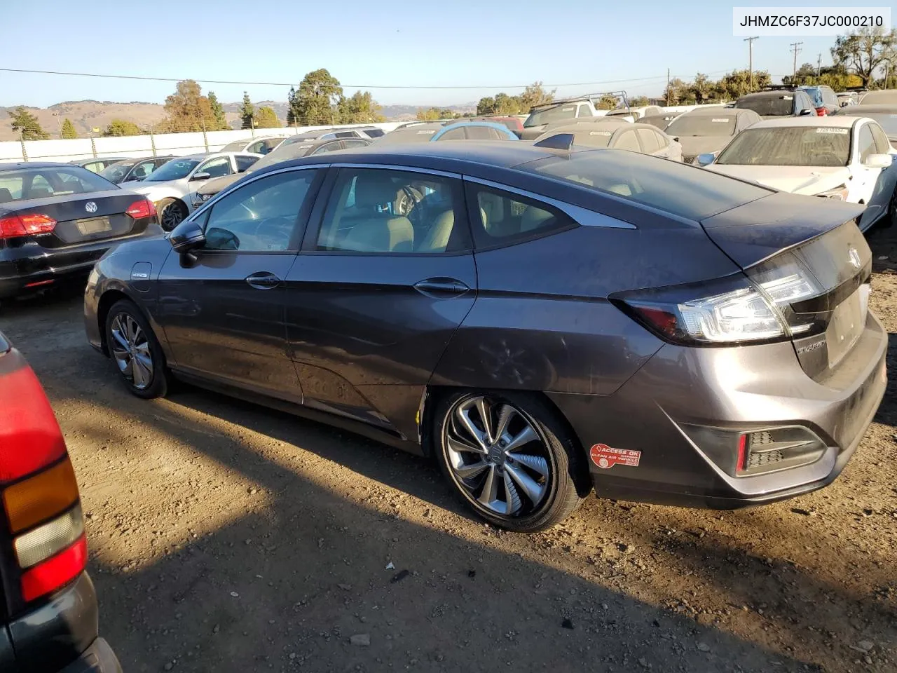 2018 Honda Clarity Touring VIN: JHMZC6F37JC000210 Lot: 74485354