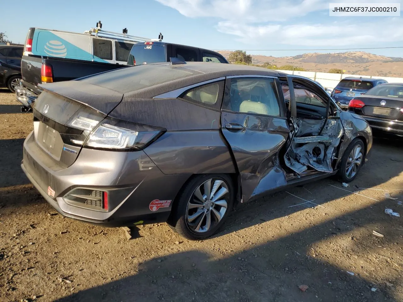 2018 Honda Clarity Touring VIN: JHMZC6F37JC000210 Lot: 74485354