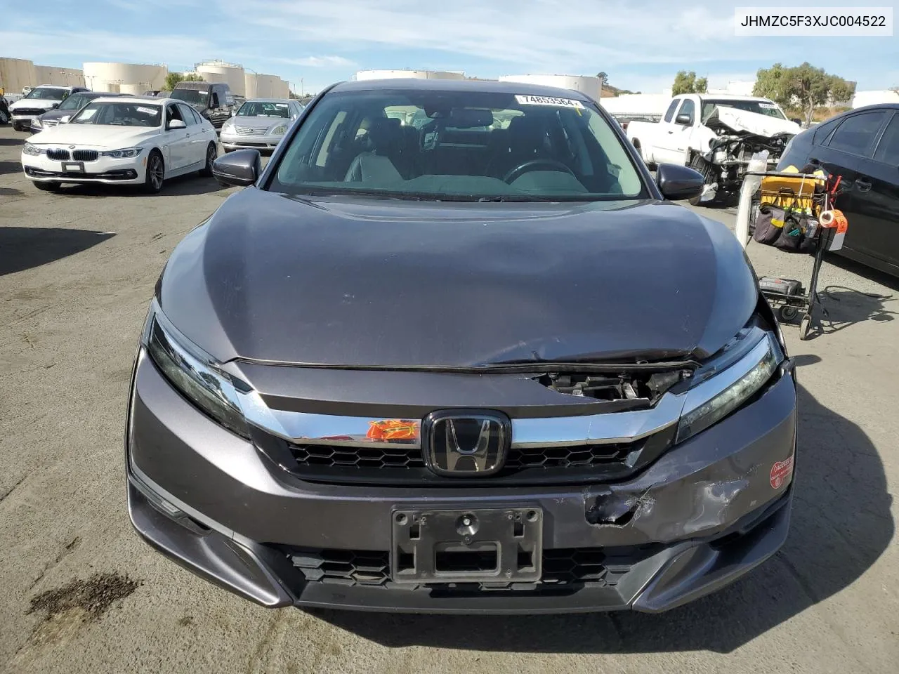 JHMZC5F3XJC004522 2018 Honda Clarity Touring