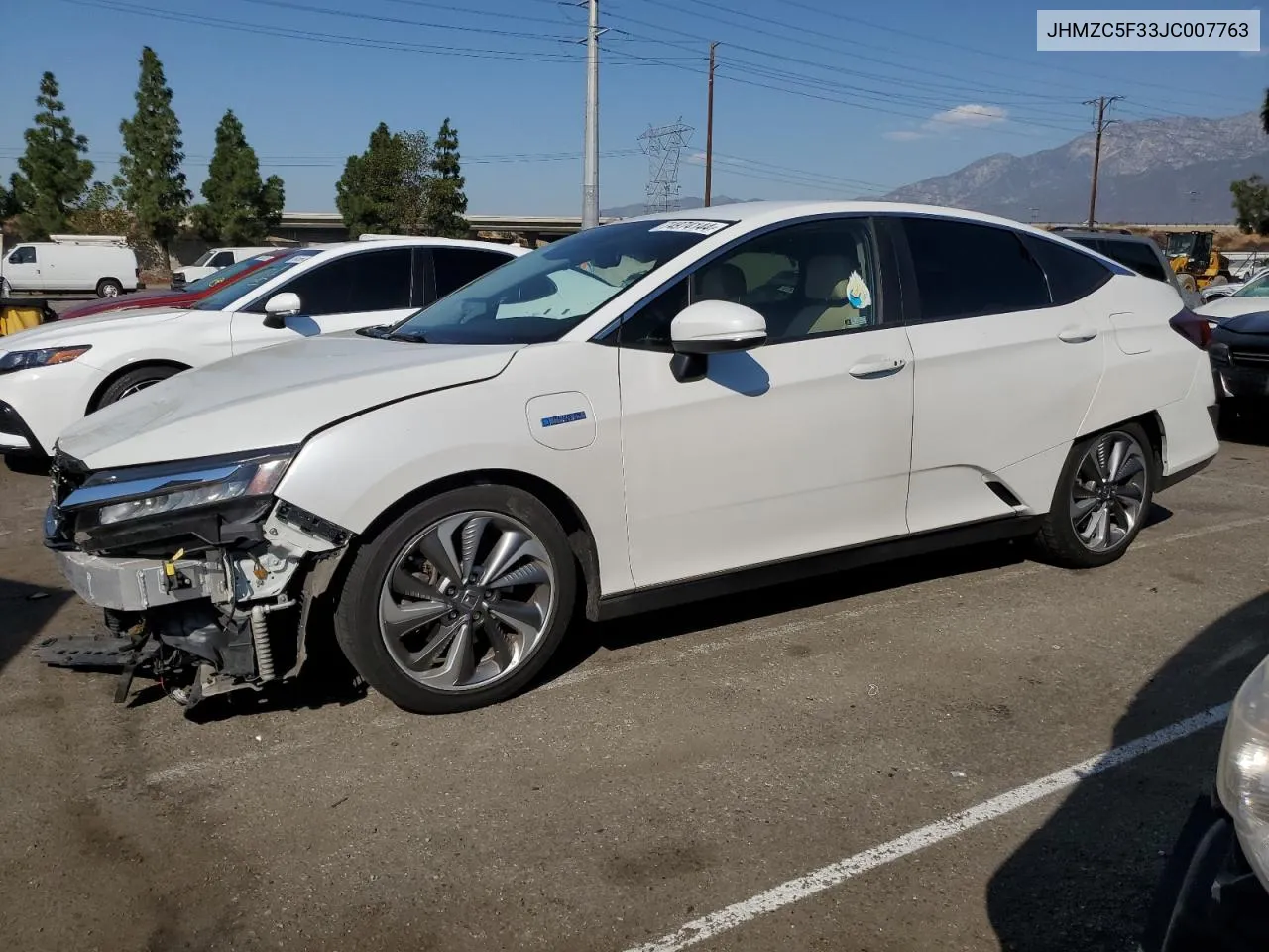 2018 Honda Clarity Touring VIN: JHMZC5F33JC007763 Lot: 74974144