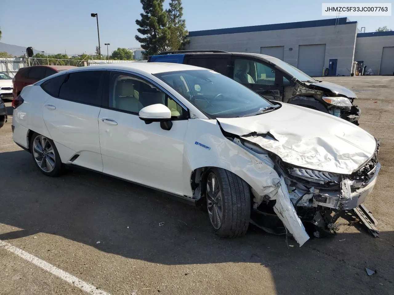 2018 Honda Clarity Touring VIN: JHMZC5F33JC007763 Lot: 74974144