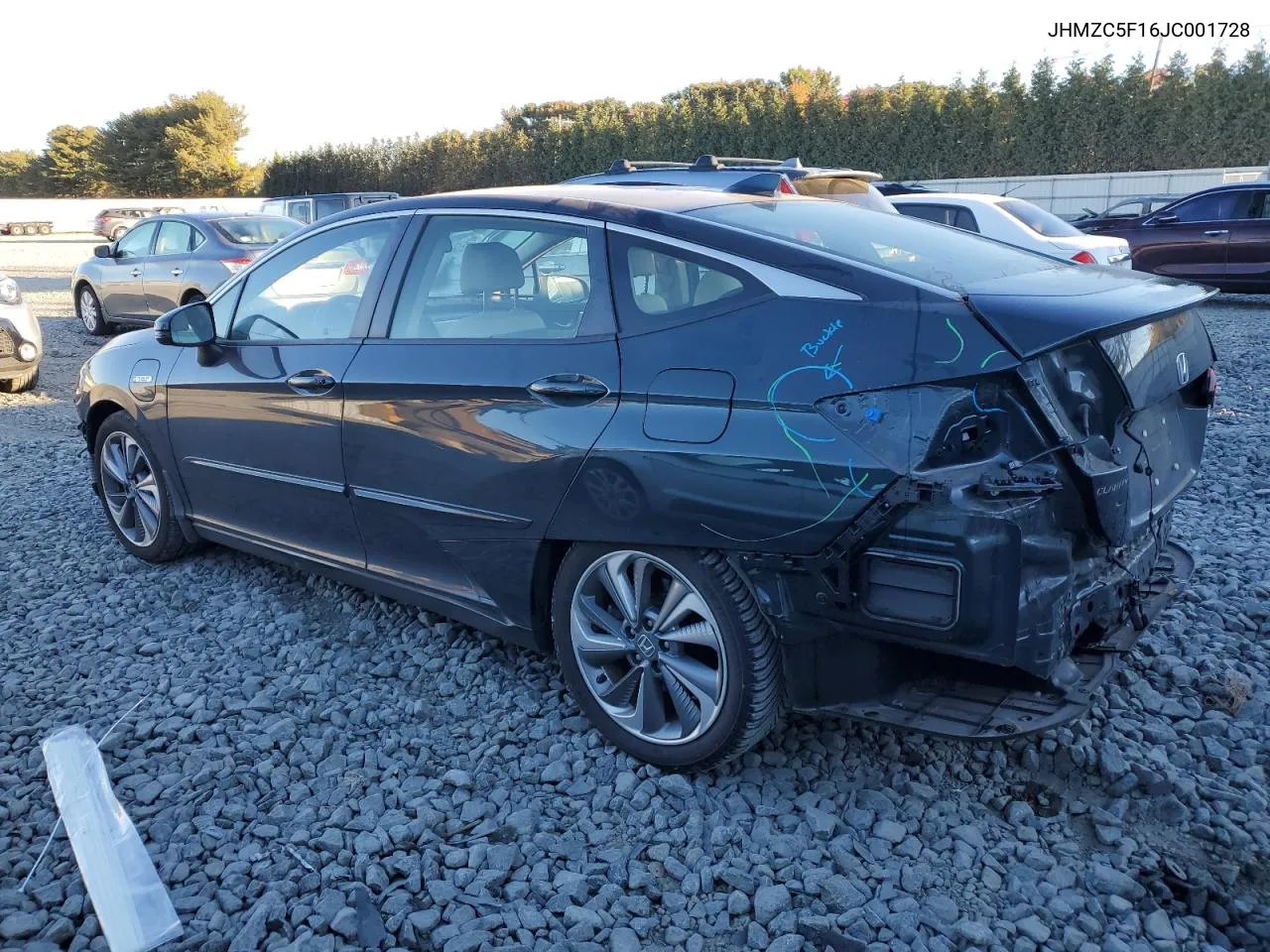 2018 Honda Clarity VIN: JHMZC5F16JC001728 Lot: 76190804