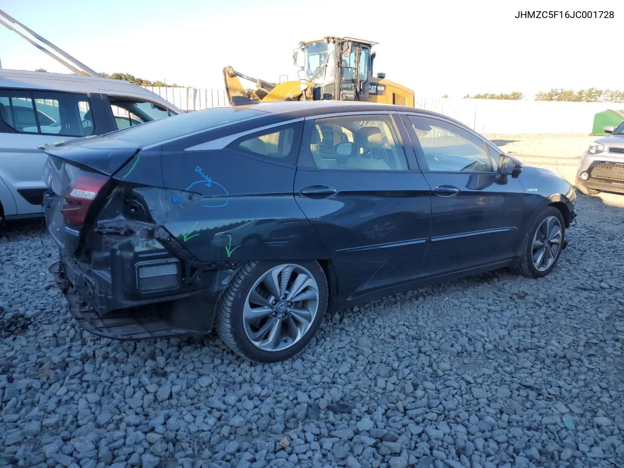 2018 Honda Clarity VIN: JHMZC5F16JC001728 Lot: 76190804