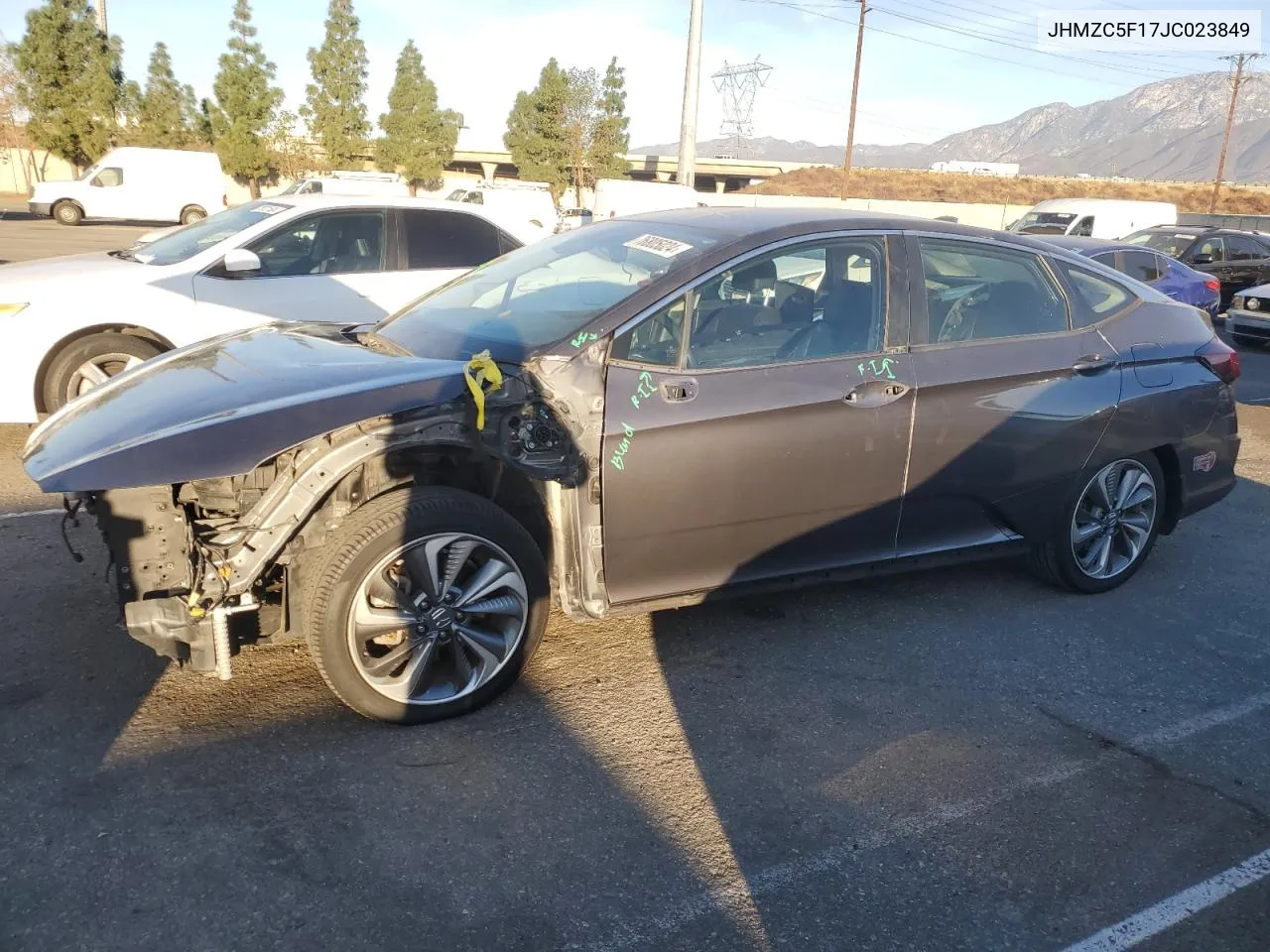 2018 Honda Clarity VIN: JHMZC5F17JC023849 Lot: 76805024