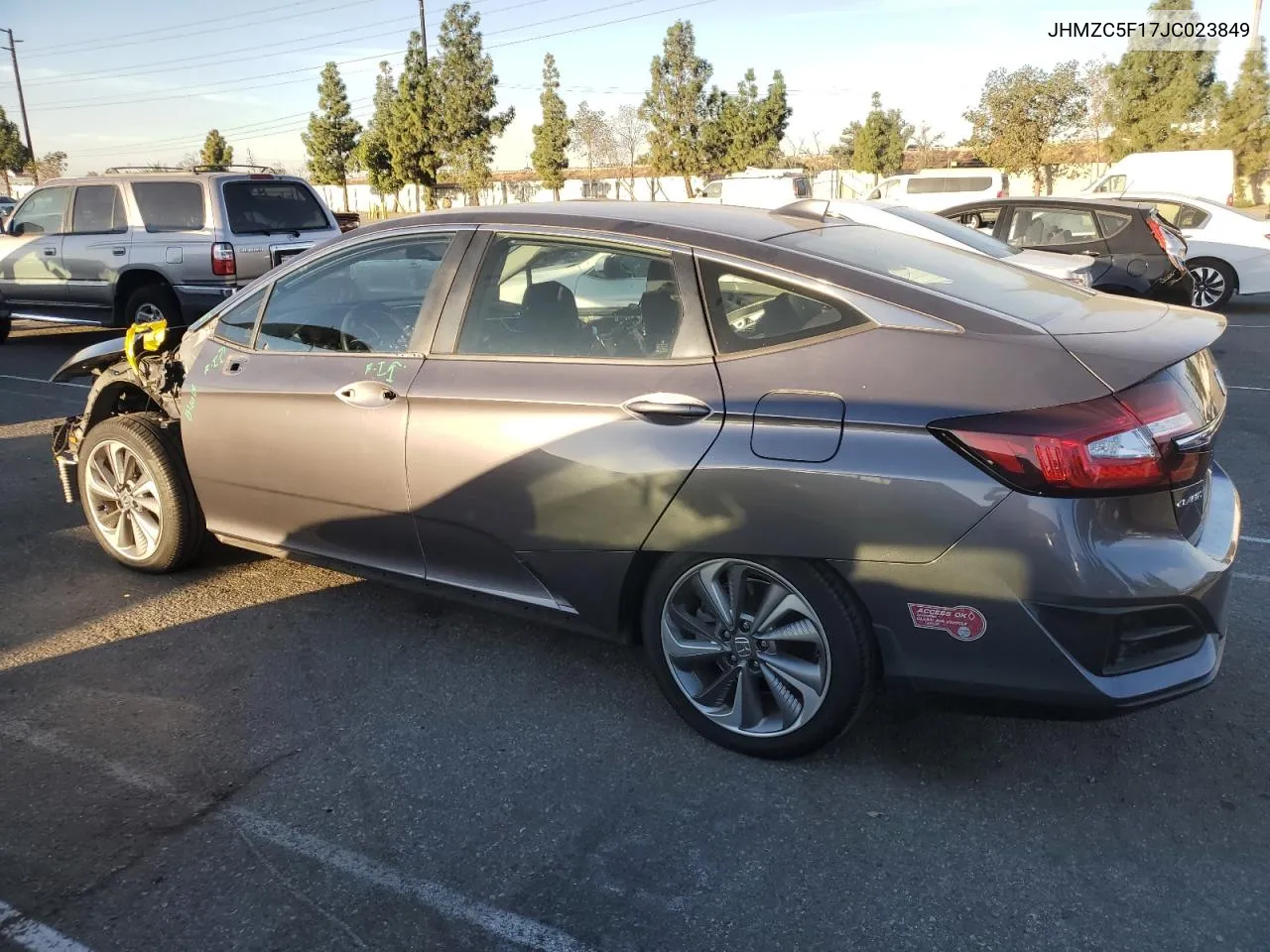 2018 Honda Clarity VIN: JHMZC5F17JC023849 Lot: 76805024